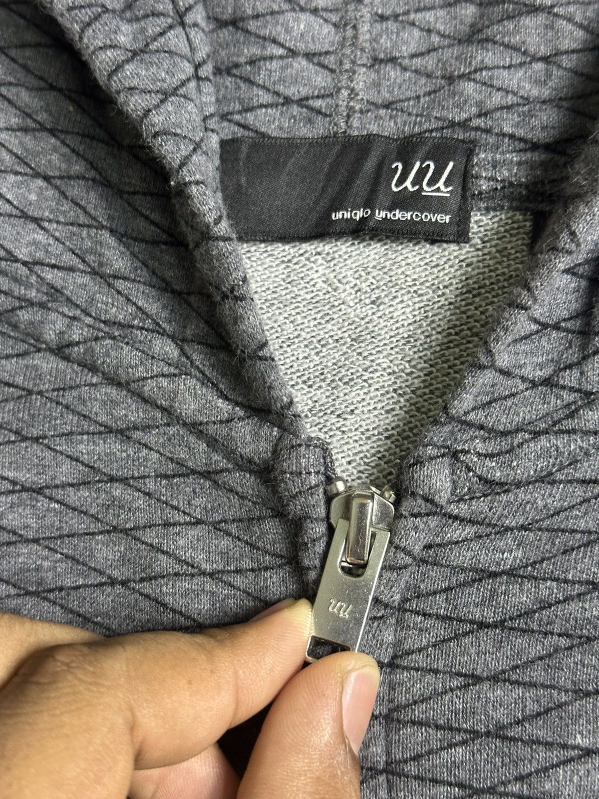 Japanese Brand Uu Undercover Jun Takahashi Monogram Zipper Hoodie Size US M / EU 48-50 / 2 - 3 Thumbnail