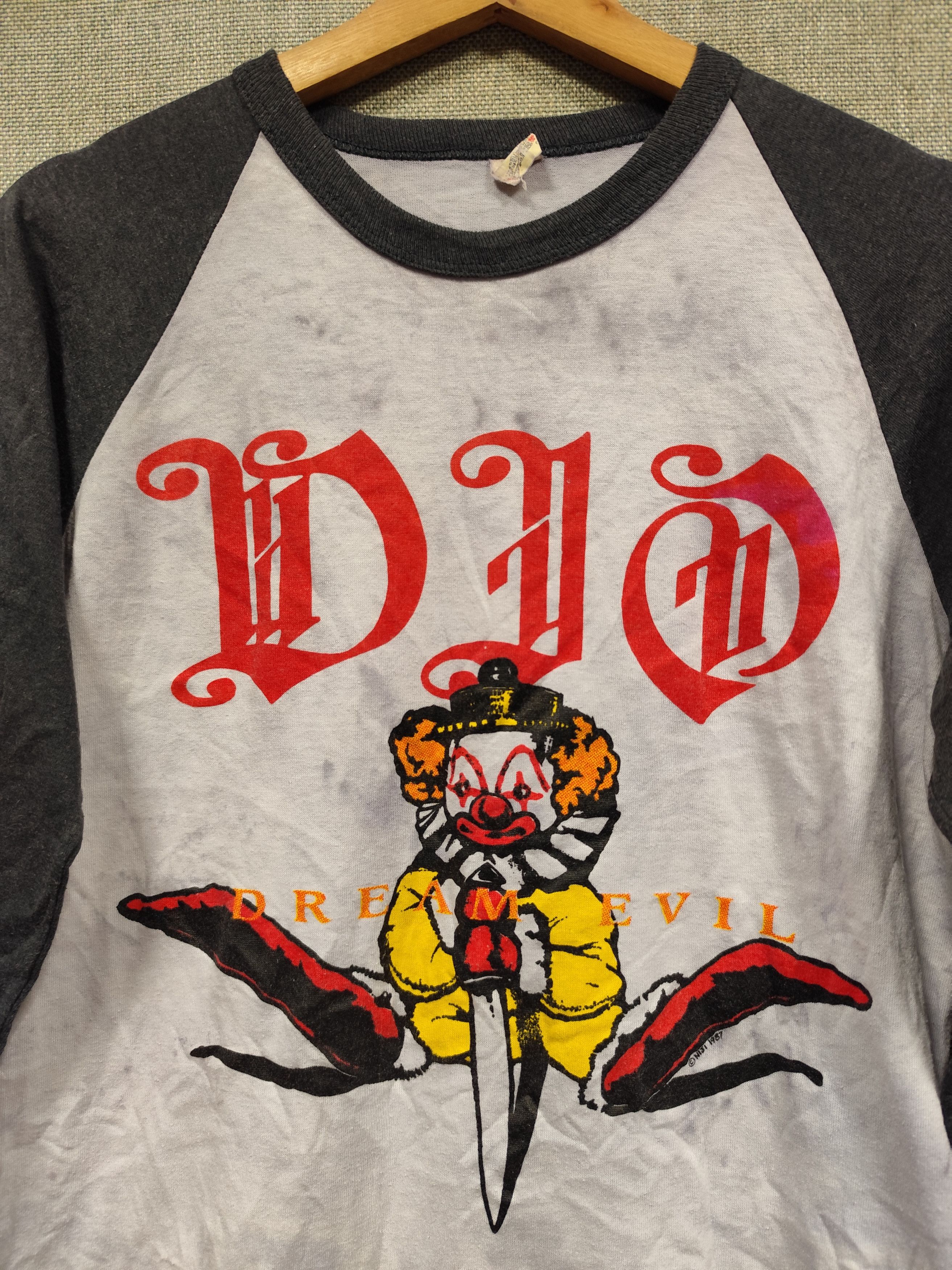 Band Tees Vintage raglan 1987 band dio dream evil Size US S / EU 44-46 / 1 - 4 Thumbnail