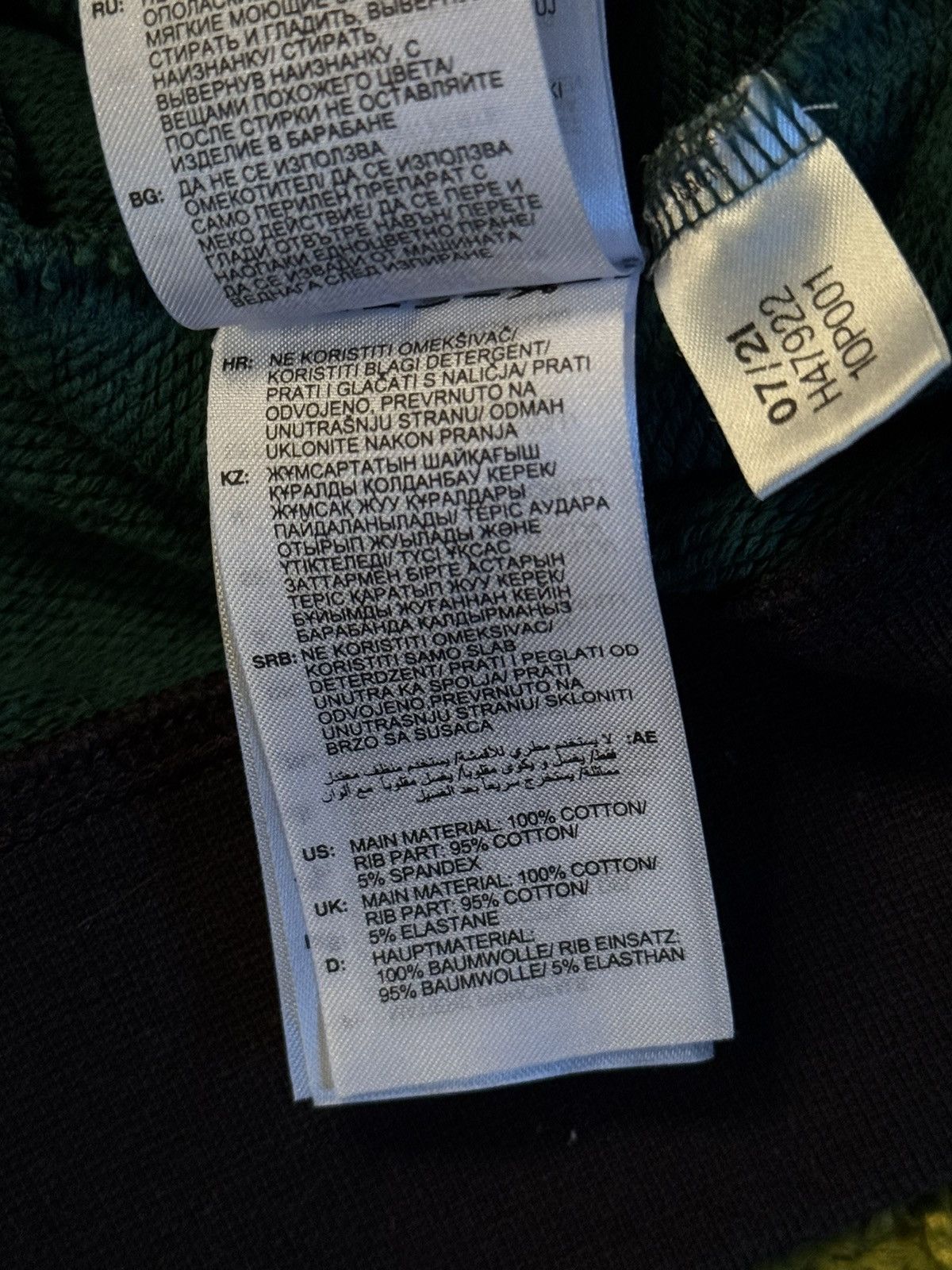 Adidas × Kith Kith x Adidas tartan checkered sweatshirt RARE Size US L / EU 52-54 / 3 - 10 Thumbnail