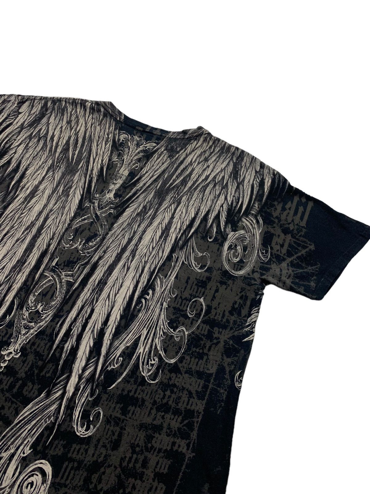 Affliction × Hysteric Glamour × If Six Was Nine Apprime Crazy Goth Poems Affliction style Y2k Tshirt Size US L / EU 52-54 / 3 - 10 Thumbnail