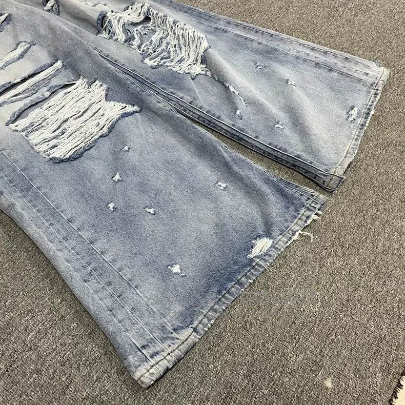 Vetements Vetements Destroyed Wash Jeans Size US 33 - 3 Thumbnail