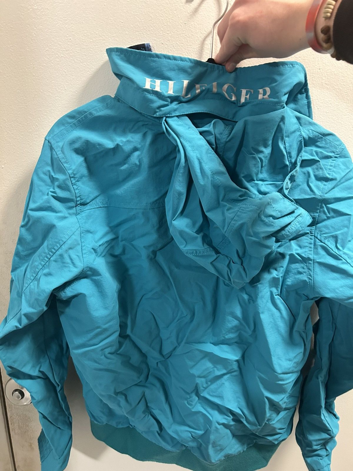 Tommy Hilfiger Tommy Hilfiger Blue/Cyan Windbreaker Size XS / US 0-2 / IT 36-38 - 2 Thumbnail
