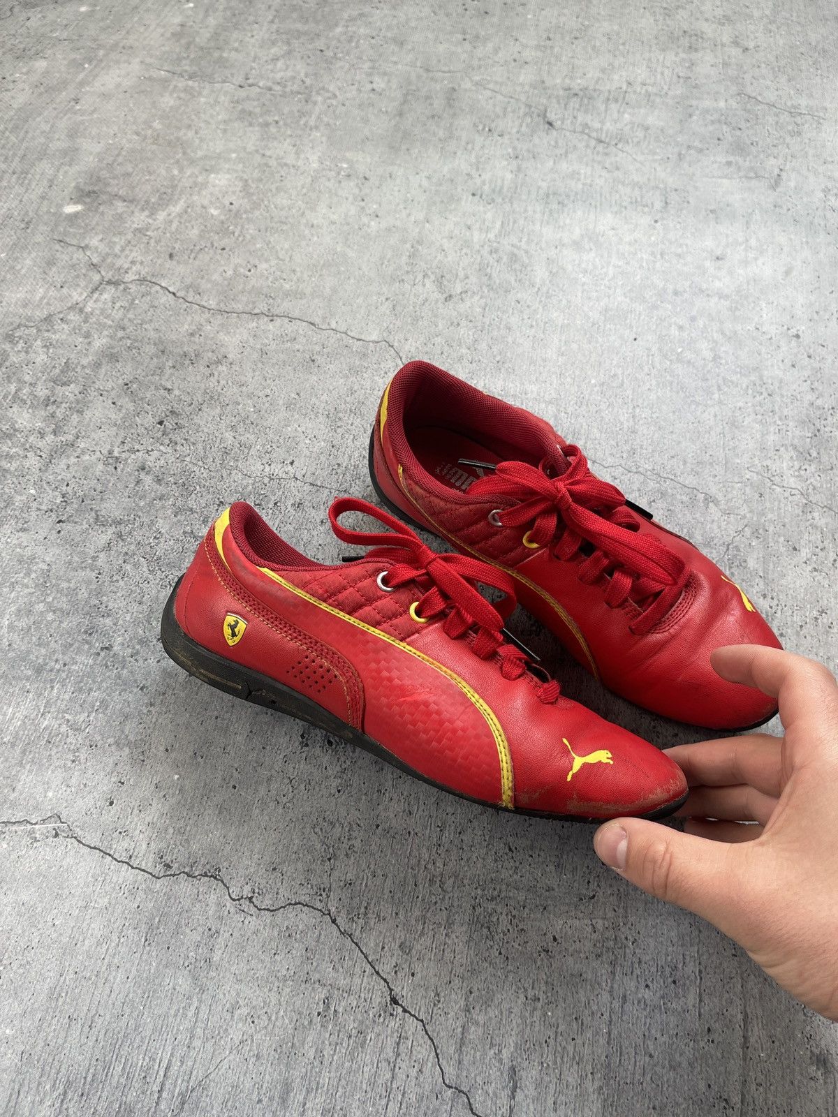 Puma Vintage Puma Ferrari SpeedCat Shoes🔥 Size US 5 / EU 37 - 4 Thumbnail