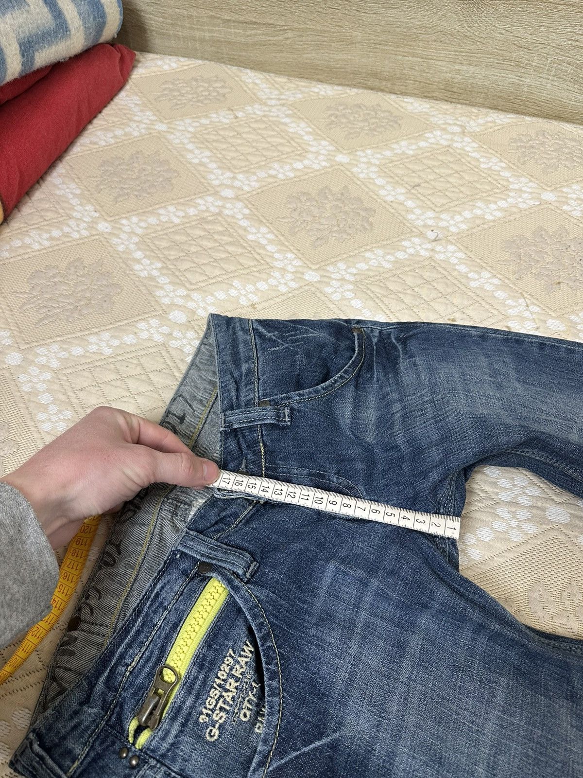 G-Star 🔥 G Star Raw Denim Jeans Pants Trousers Big Logo Y2K Low Ris Size 28" / US 6 / IT 42 - 8 Thumbnail