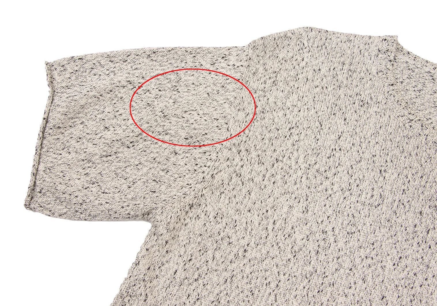 Yohji Yamamoto Yohji Yamamoto Silk Blend Marble Knit Beige Black Size US M / EU 48-50 / 2 - 5 Thumbnail