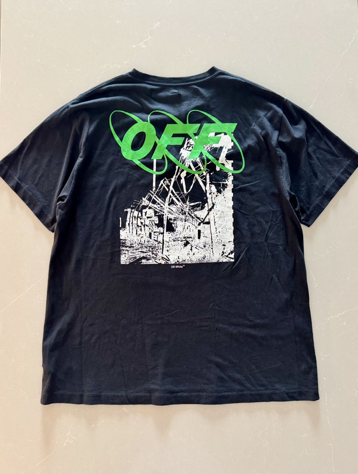 Off-White Off-White Ruined Factory T-Shirt SS19 Size US S / EU 44-46 / 1 - 1 Thumbnail