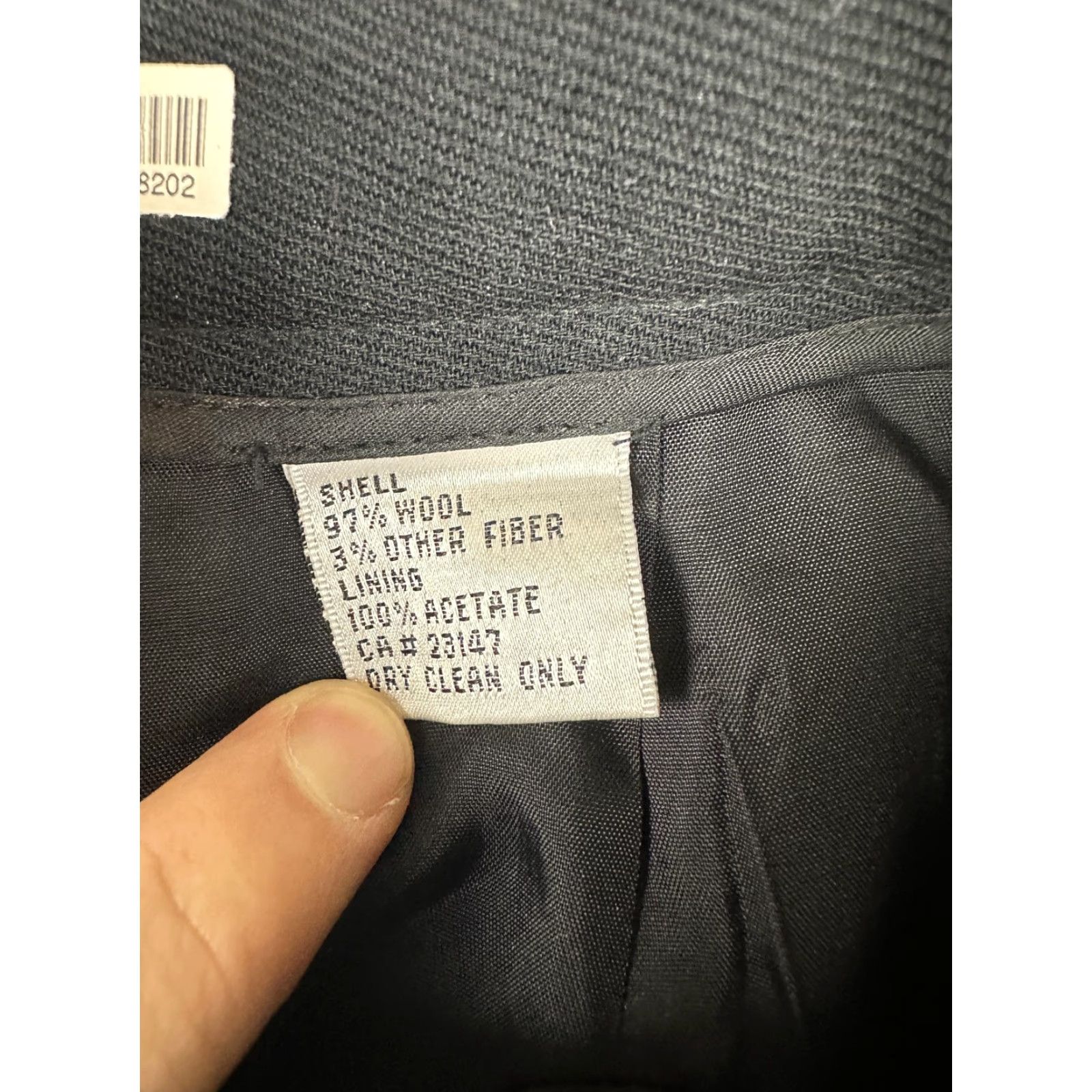 Talbots Talbots Pants Adult 14 Black Wool Pleated High Waist Dress Trousers Lined Pockets USA Size 36" / US 14 / IT 50 - 3 Thumbnail