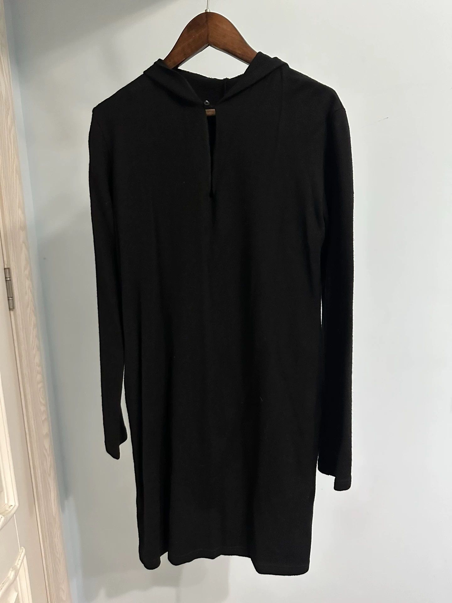 Yohji Yamamoto Yohji Yamamoto Wool Hooded Top/Dress 9/10 Authentic Size XS / US 0-2 / IT 36-38 - 1 Thumbnail