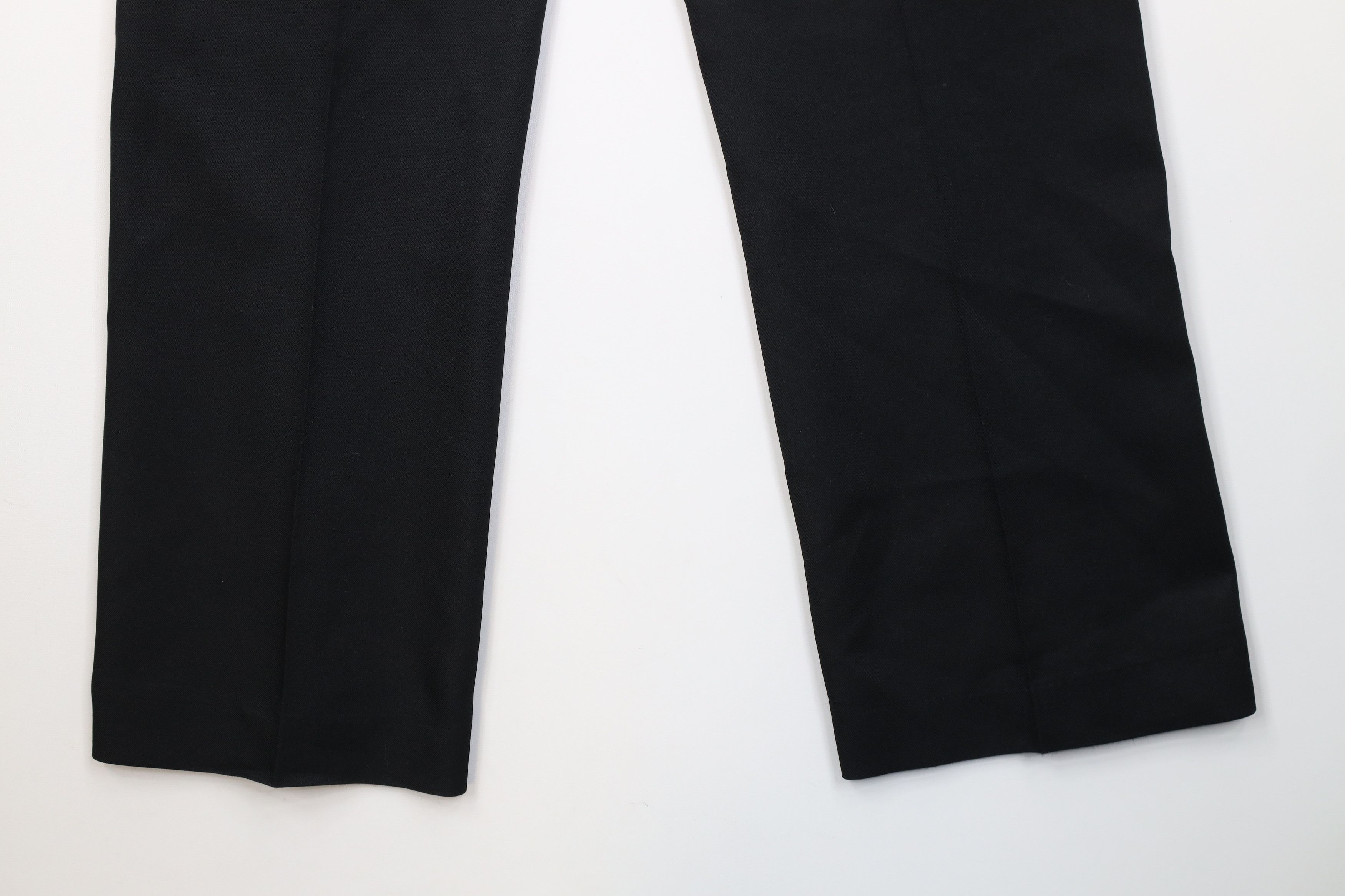 Vintage Vintage 70s Streetwear Flared Wide Leg Chino Pants Black USA Size US 36 / EU 52 - 12 Thumbnail