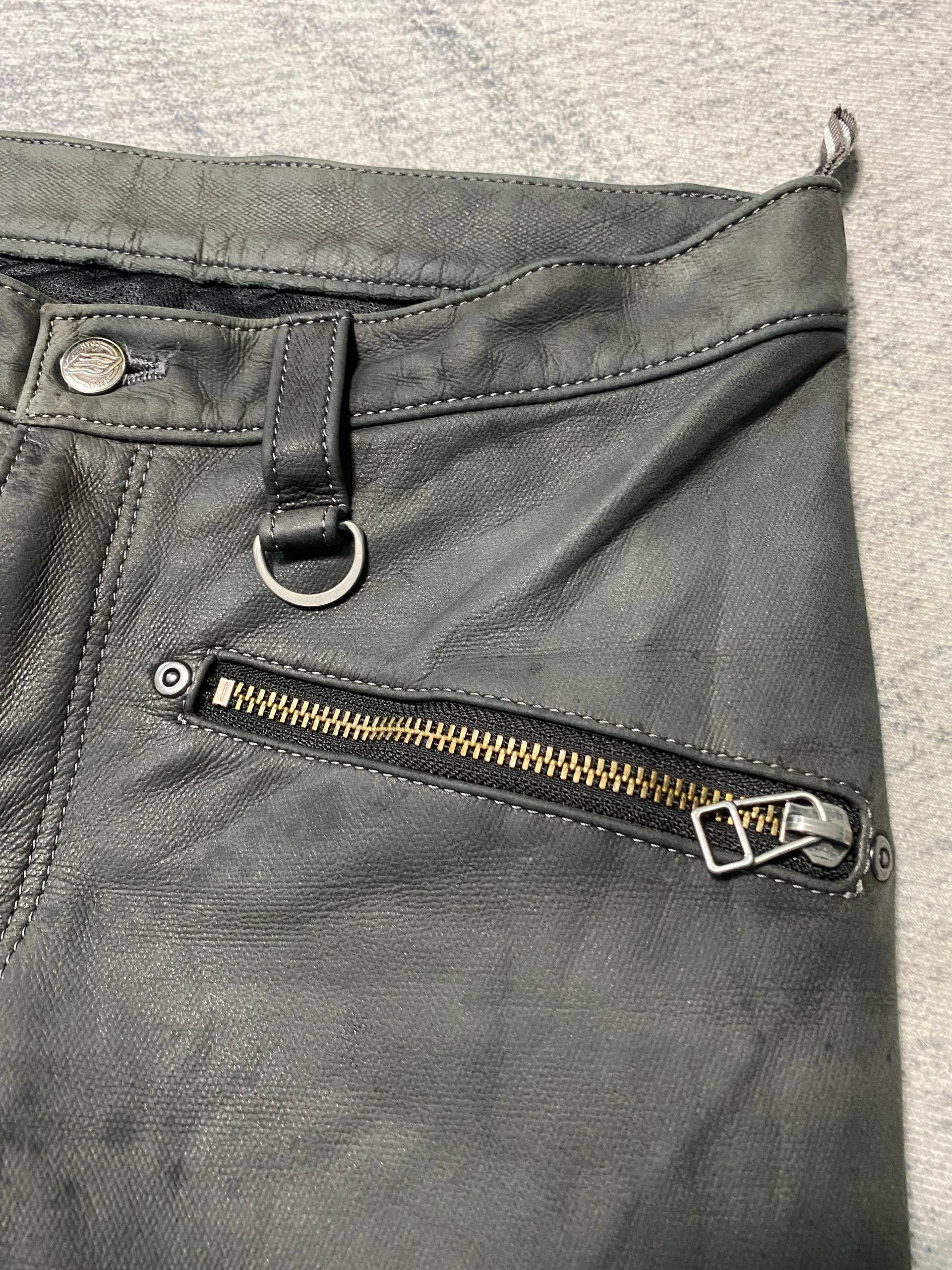 14th Addiction Rare Hyod Vkei Japanese Rock Style Leather Flare Pants Size US 30 / EU 46 - 6 Thumbnail