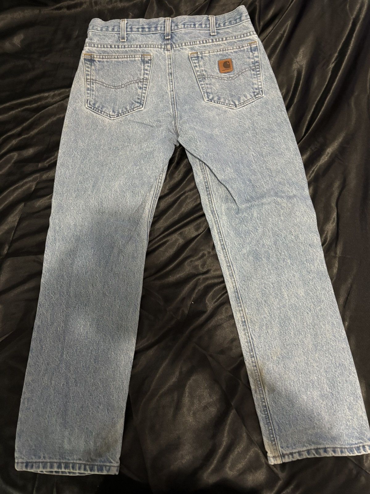 Carhartt distressed carhartt jeans Size US 33 - 2 Thumbnail