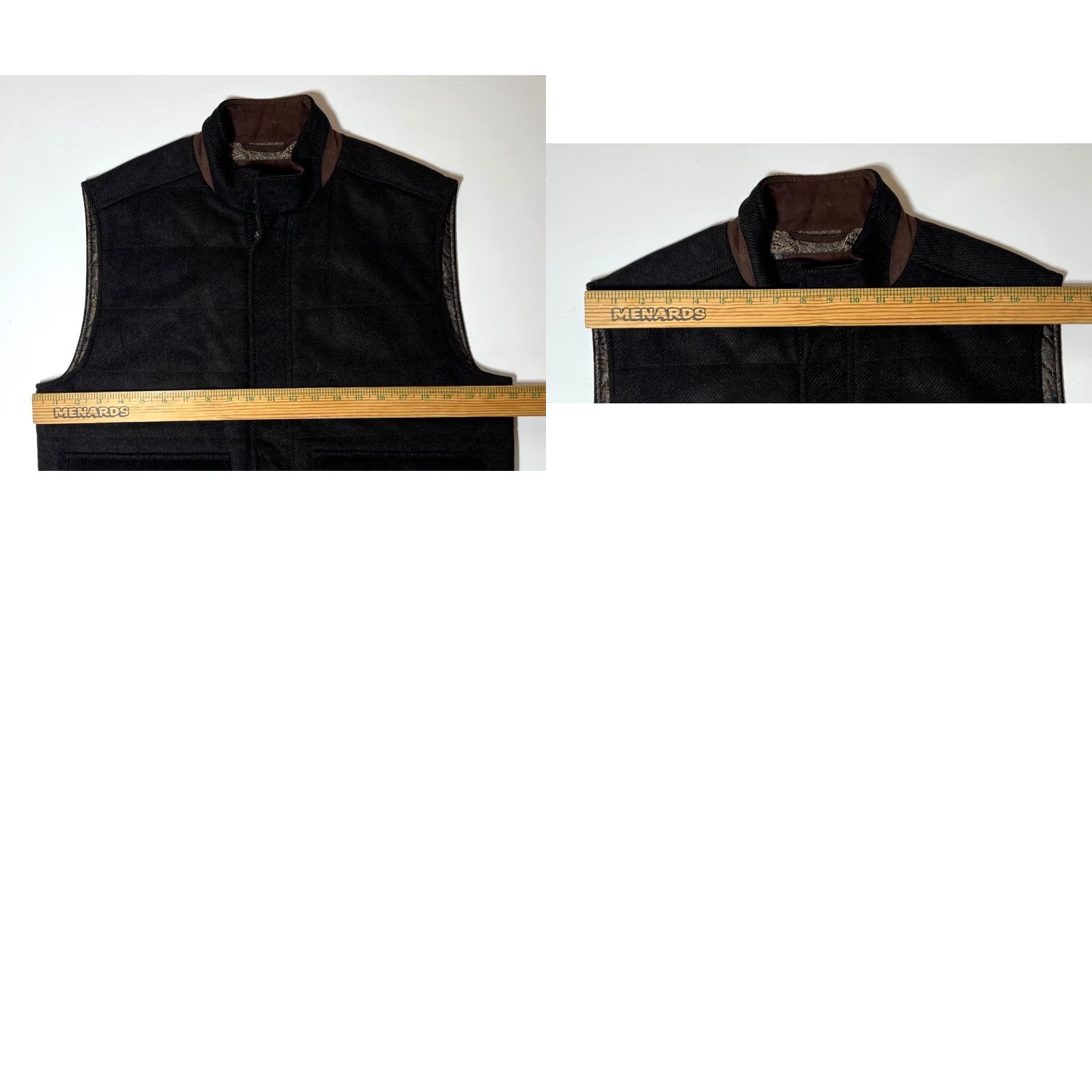 Robert Talbott VINTAGE Robert Talbott Mariposa Vest Wool Cashmere Full Zip Mens M Brown Modern Classic Designer City Size US M / EU 48-50 / 2 - 10 Thumbnail