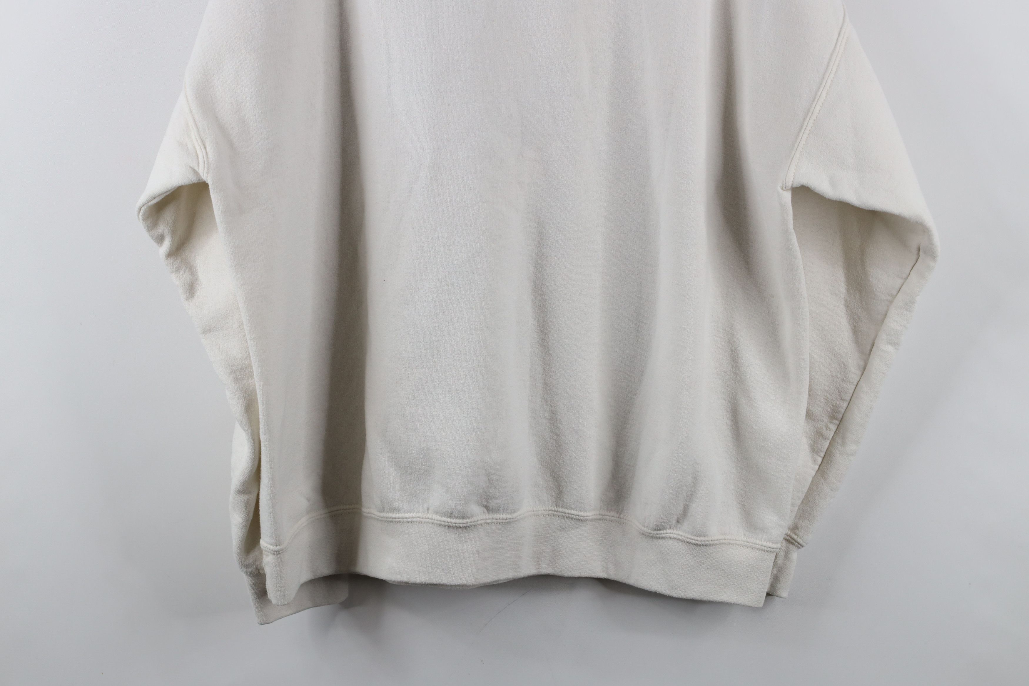 Vintage Vintage 90s Streetwear Kitten Fall Leaves Sweatshirt White Size XL / US 12-14 / IT 48-50 - 11 Thumbnail