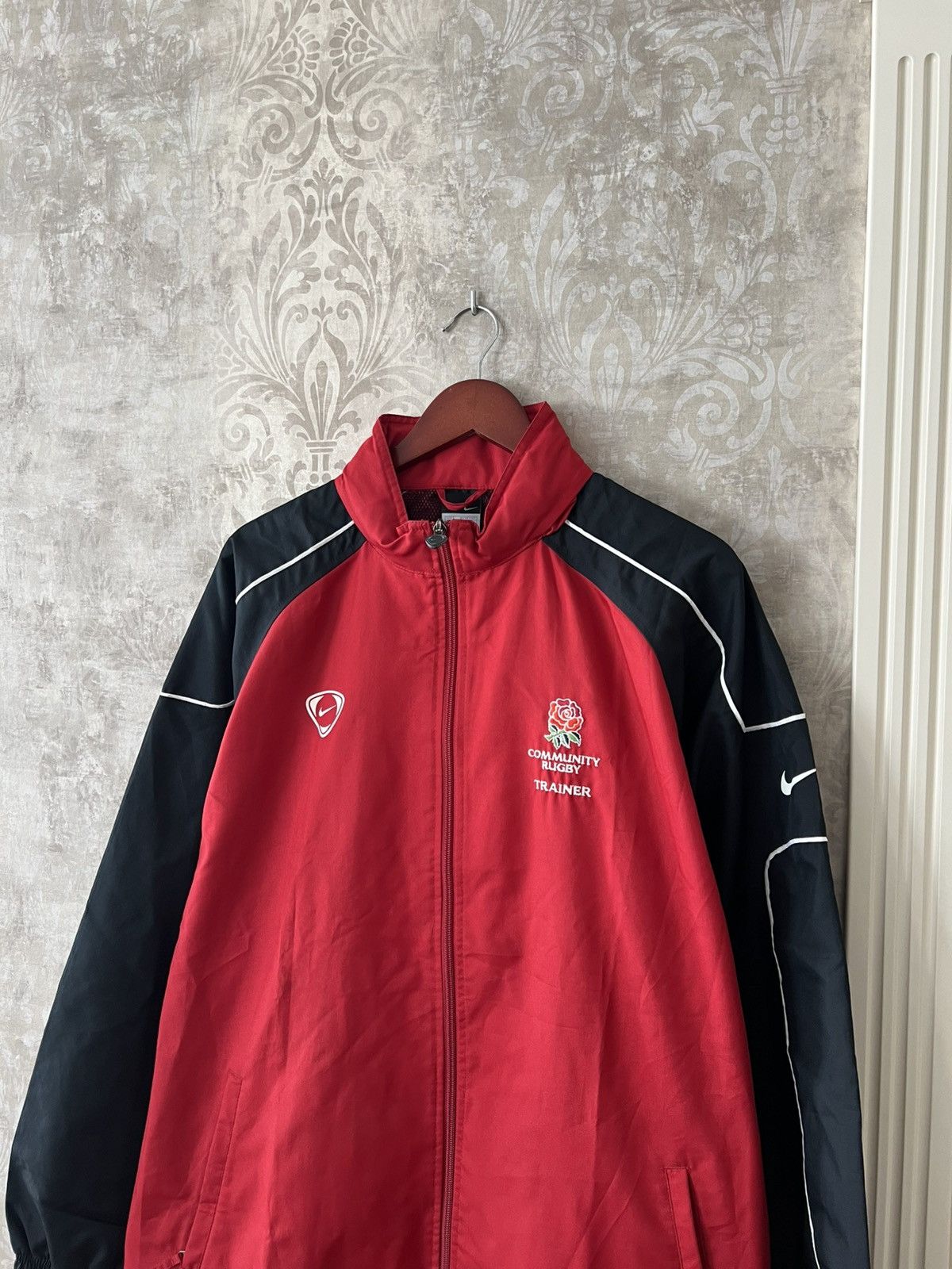 Nike Vintage Nike Community Rugby Trainer Jacket nylon Size US L / EU 52-54 / 3 - 2 Thumbnail