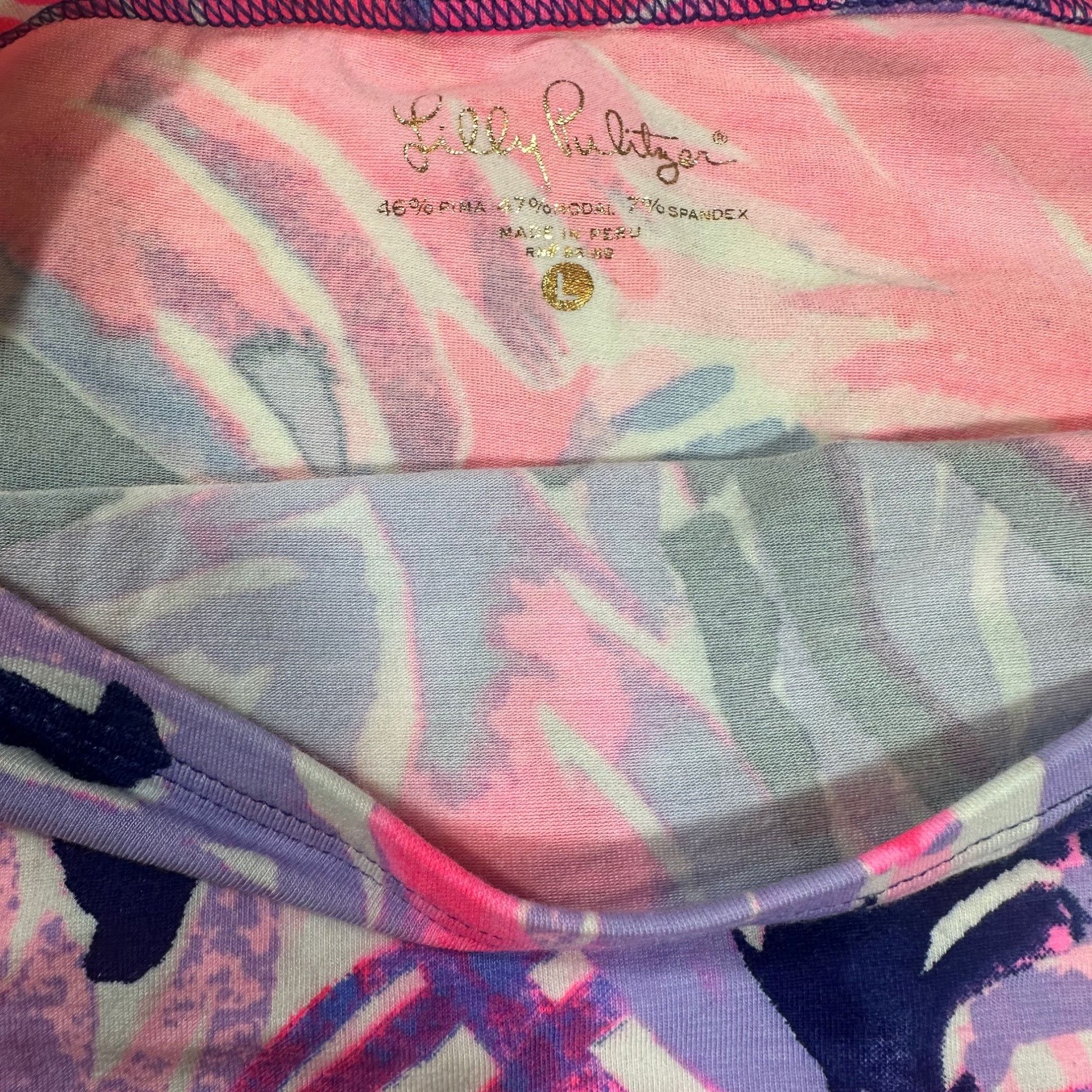 Lilly Pulitzer NWOT Lilly Pulitzer Audelia Off Shoulder Long Sleeve Top Mul Size L / US 10 / IT 46 - 5 Thumbnail
