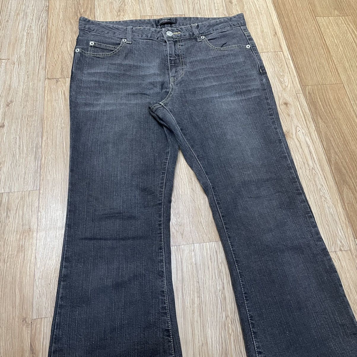 Japanese Brand Oririn Flared Denim Pants Stretch Tornado Mart Style Size 33" - 2 Thumbnail