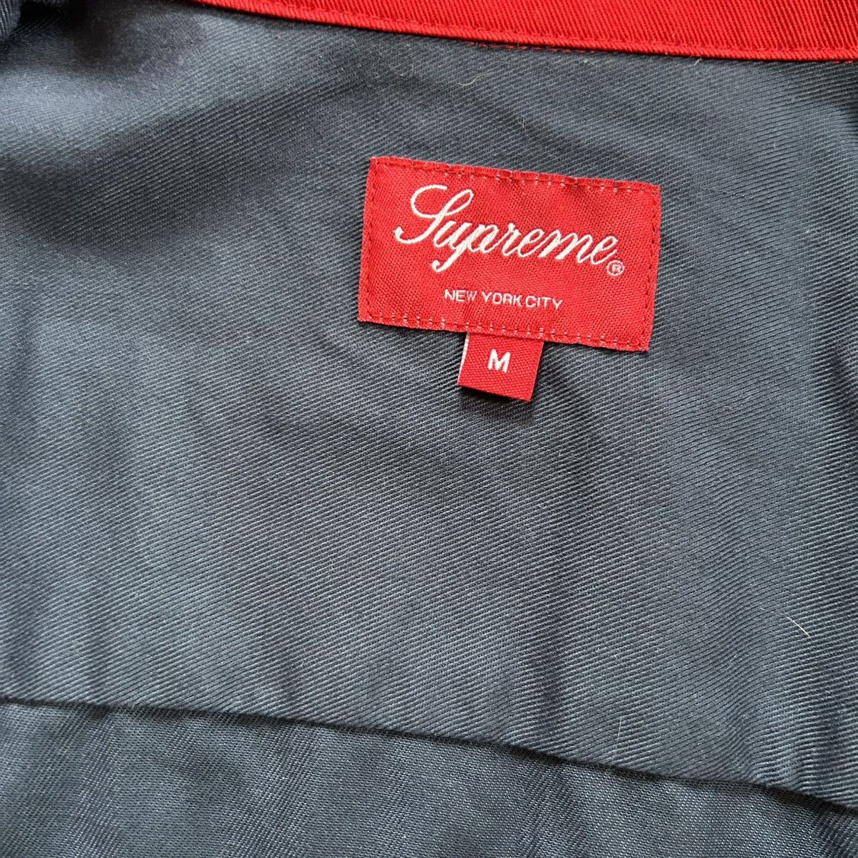 Supreme SPRiNG SUMMER 2018 LiGHT NAVY COLOR BLOCKED WORK SHiRT Size US M / EU 48-50 / 2 - 11 Thumbnail