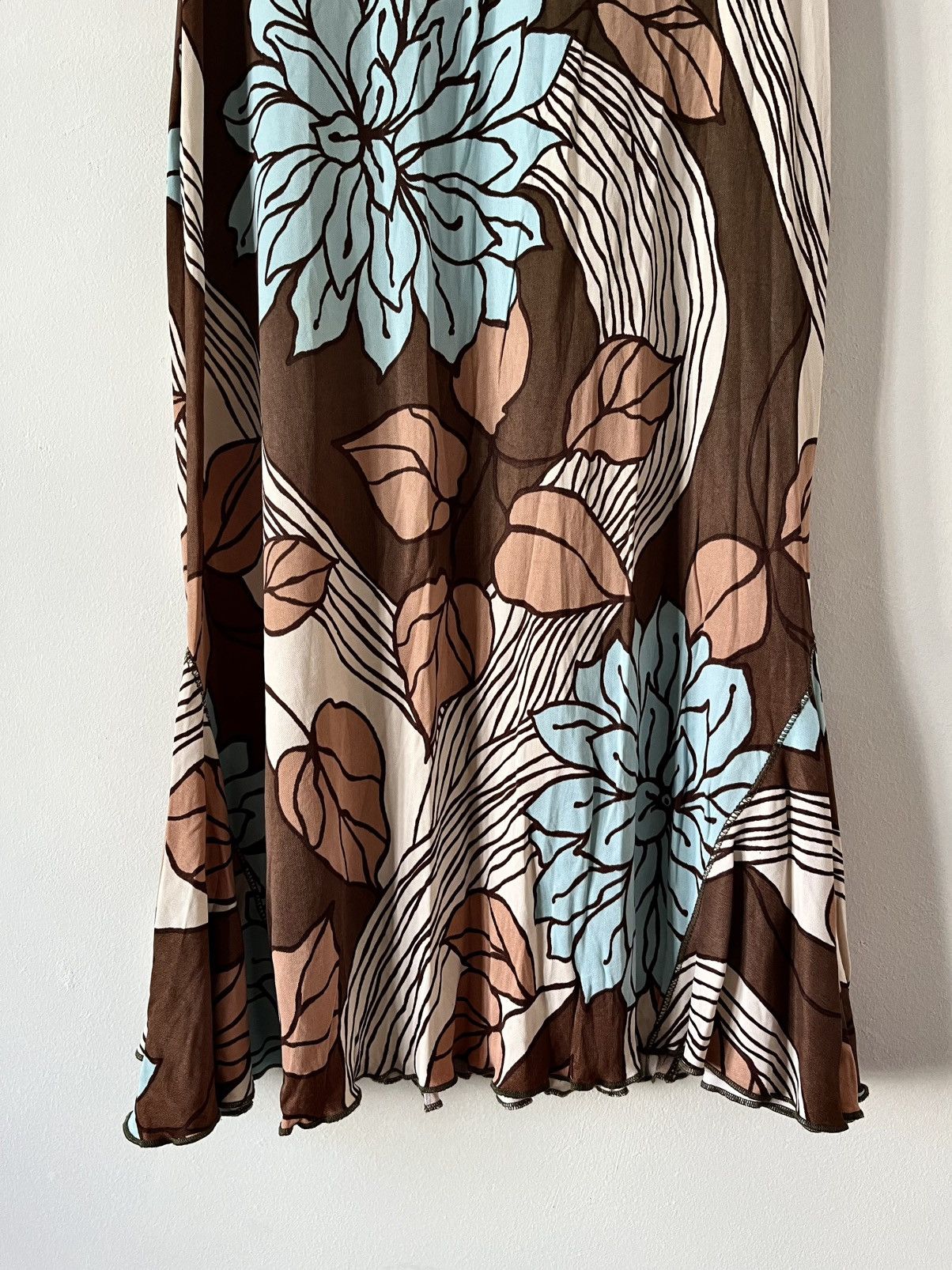 Morgan De Toi Vintage Morgan De Toi Floral Print Maxi Bodycon Dress Size M / US 6-8 / IT 42-44 - 7 Thumbnail