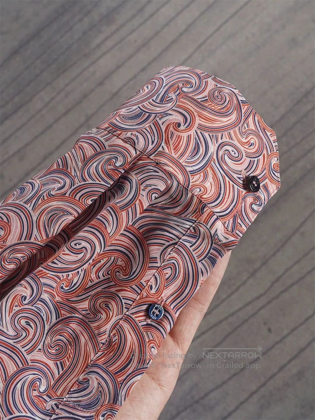 Zilli ZILLI Silk Blend Printed Shirt. Size US M / EU 48-50 / 2 - 6 Thumbnail