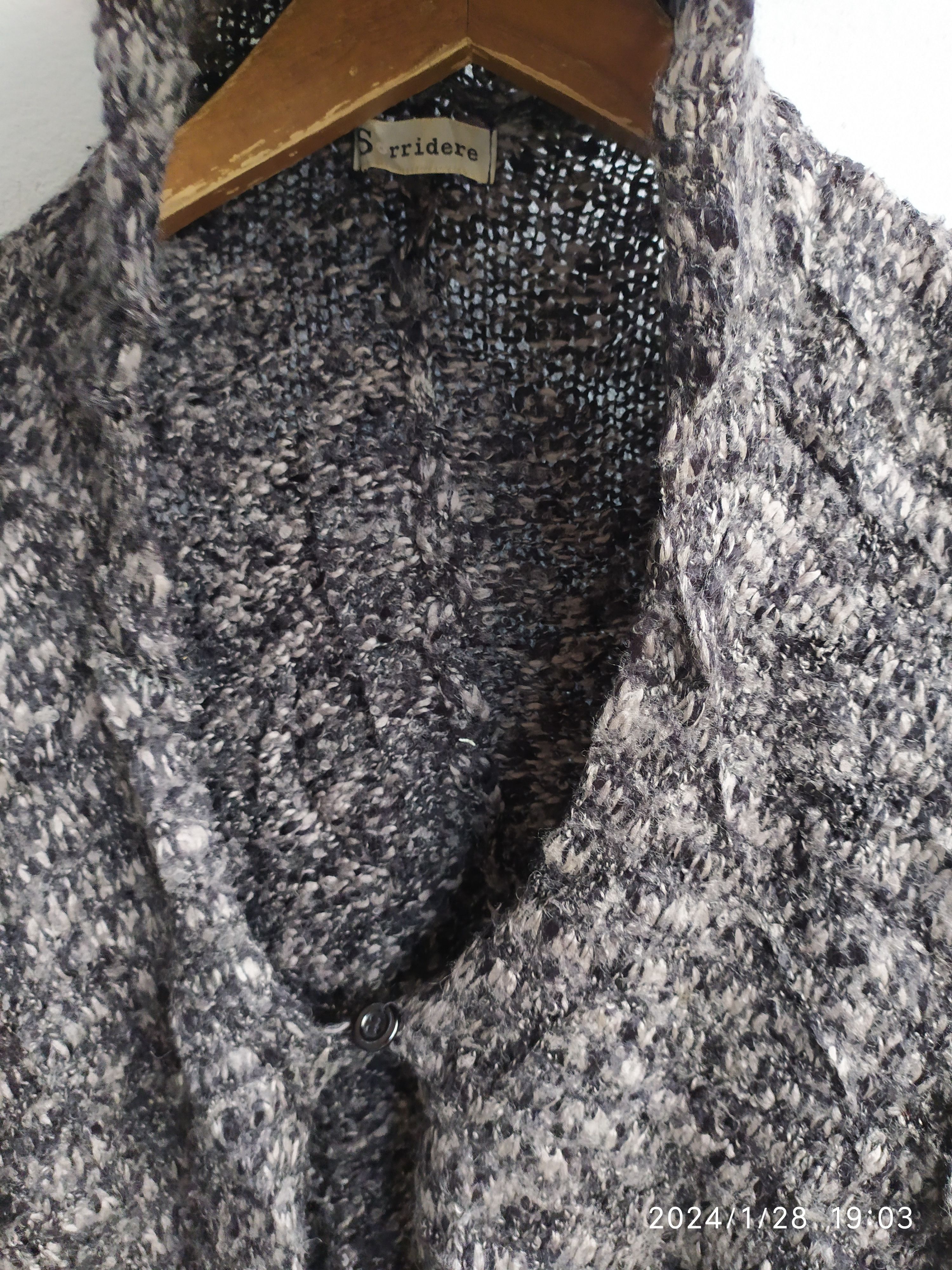Aran Isles Knitwear × Beauty Beast × Japanese Brand Sorridere Knitted Hooded Poncho Capes Size US M / EU 48-50 / 2 - 5 Thumbnail