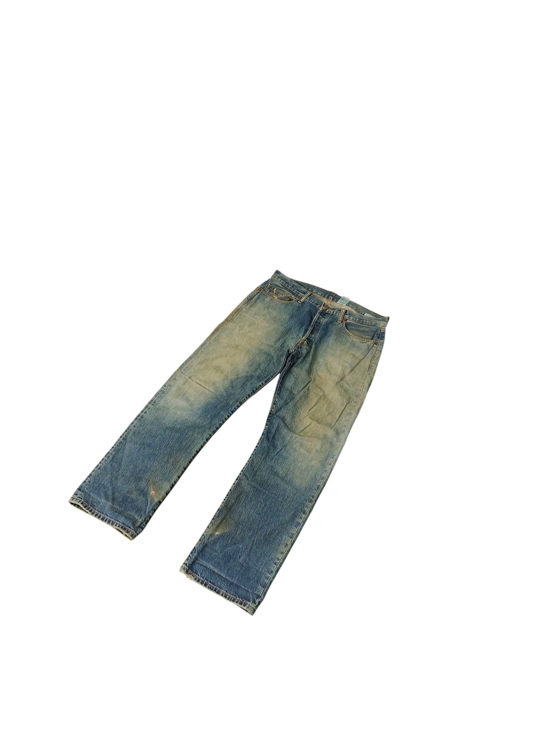 Levi's Vintage Levis 501 Clawmark Distress Faded Jeans Size US 34 / EU 50 - 2 Thumbnail