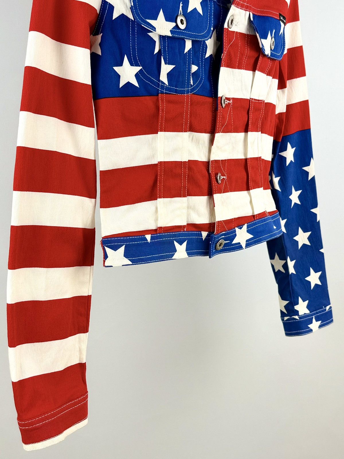Dolce & Gabbana Dolce & Gabbana - 2000’s - Iconic - American Print - Jacket Size S / US 4 / IT 40 - 8 Thumbnail