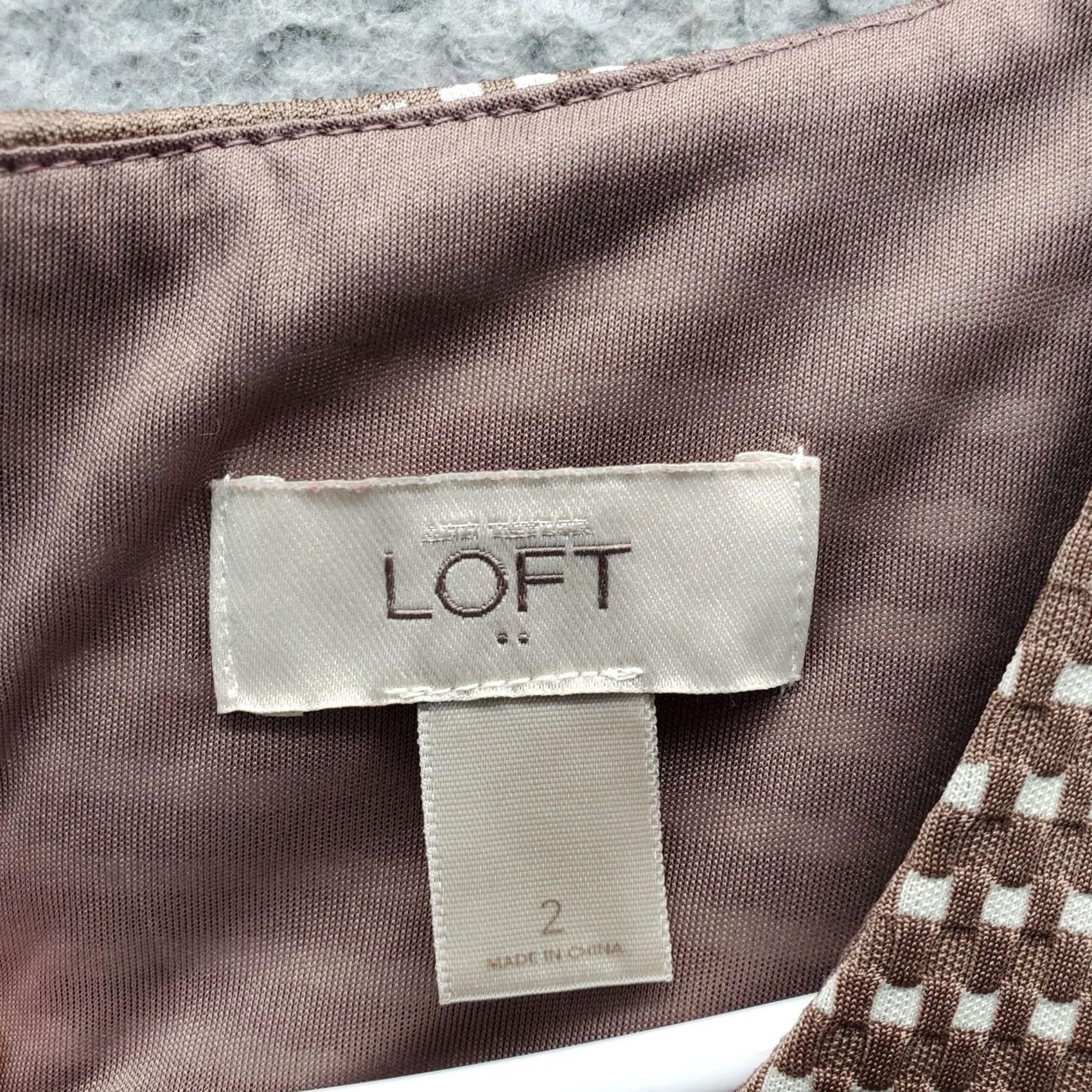 Loft LOFT Women Dress 2 Multicolor Striped Sleeveless Round Neck Back Zip Midi Casual Party/Cocktail Shirt/Holiday? Size XS / US 0-2 / IT 36-38 - 5 Thumbnail