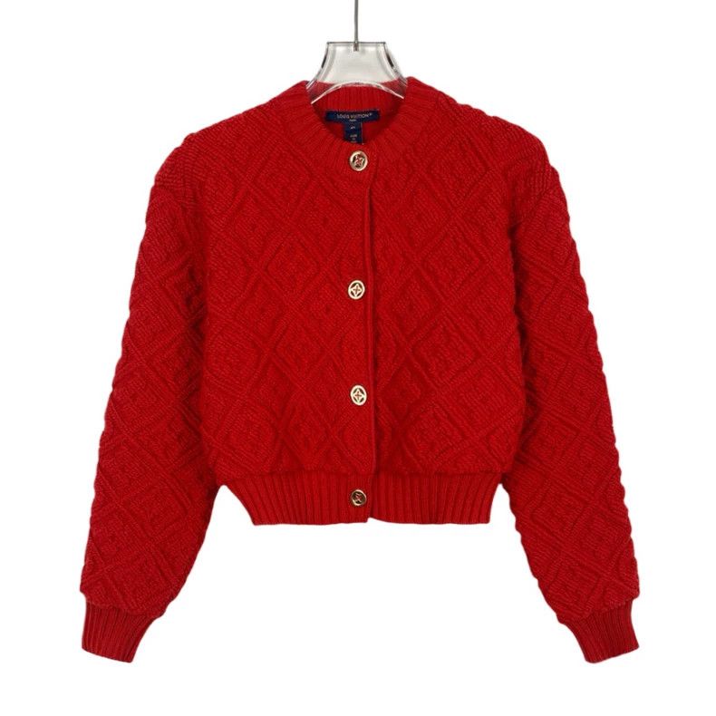 Louis Vuitton Louis Vuitton 25 red logo embossed full-print cotton singl Size XS / US 0-2 / IT 36-38 - 1 Thumbnail