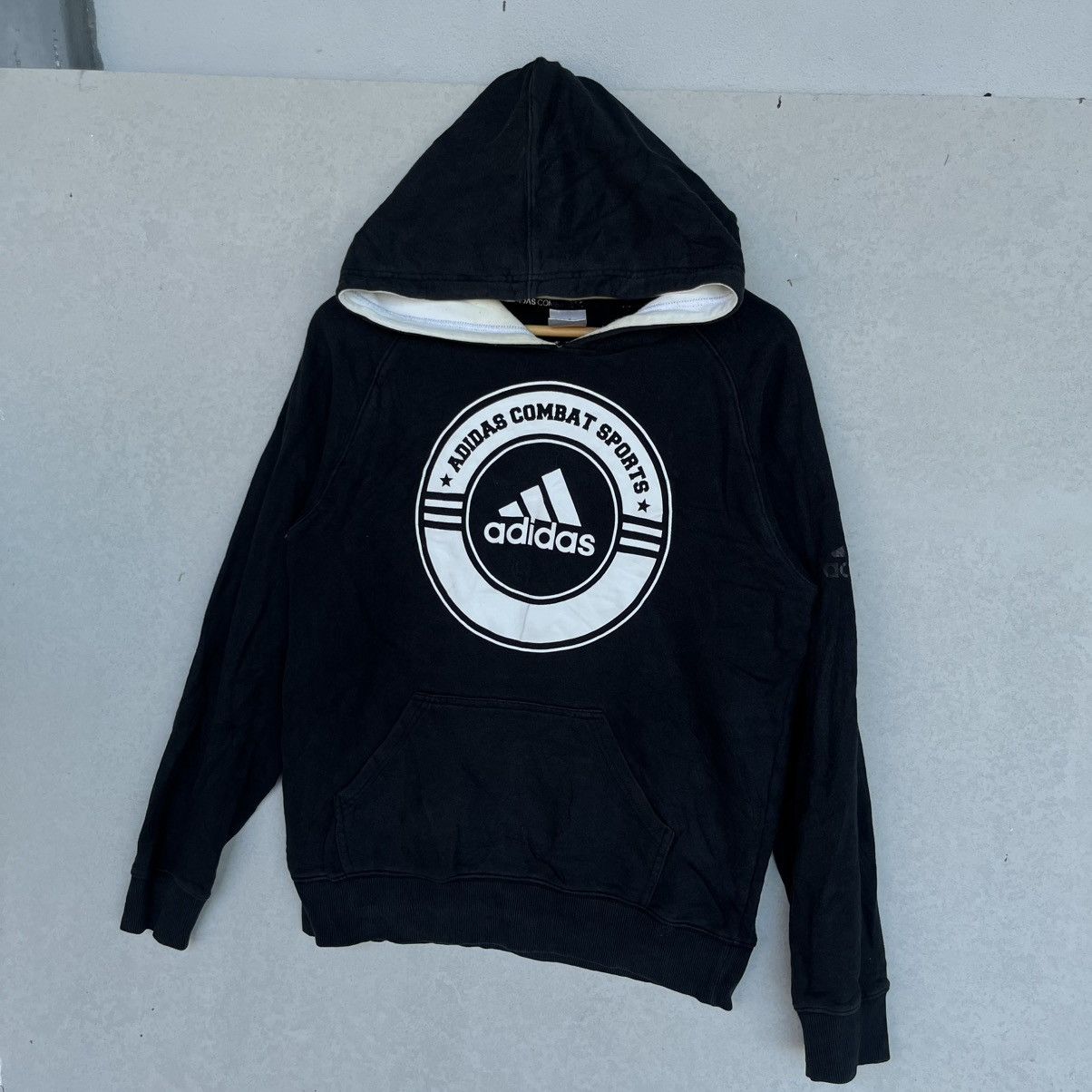 Other Vintage Adidas Black Combat Sports Hoodie Size L Size US L / EU 52-54 / 3 - 2 Thumbnail