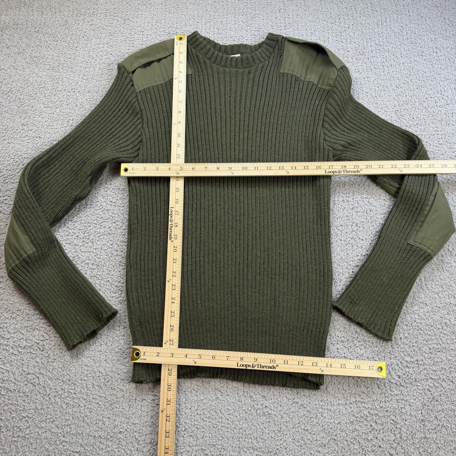 Other Vintage USMC Military Commando Wool Sweater England Green Size US M / EU 48-50 / 2 - 3 Thumbnail