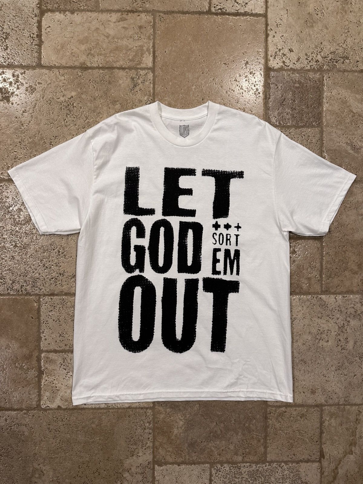 Rap Tees Clipse “Let God Sort Em Out” Tour Dates White Rap Tee Size US XL / EU 56 / 4 - 3 Thumbnail