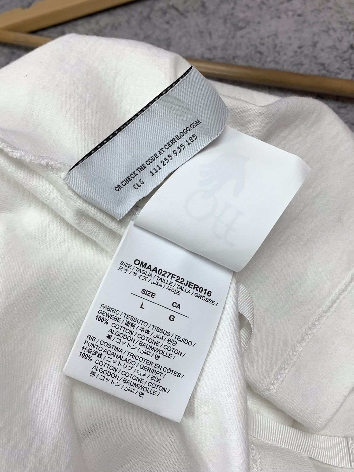 Off-White Off-White Seasonal 2013 Virgil Abloh T-Shirt Mens Size M-L Size US L / EU 52-54 / 3 - 9 Thumbnail