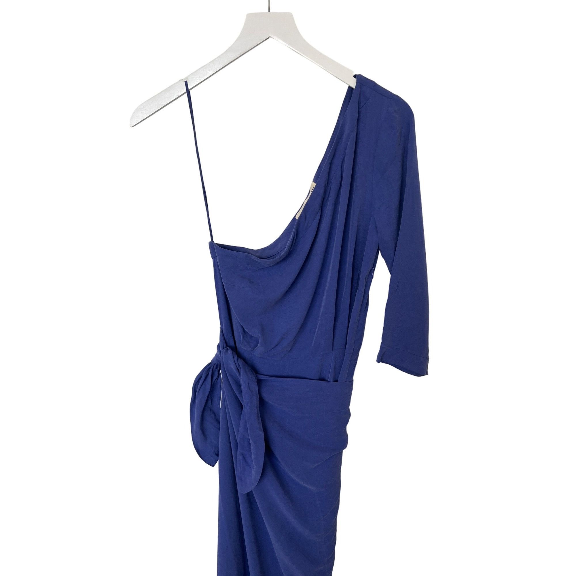 Mara Hoffman Mara Hoffman Shirley Purple One-Shoulder Wrap Dress Size XS / US 0-2 / IT 36-38 - 6 Thumbnail