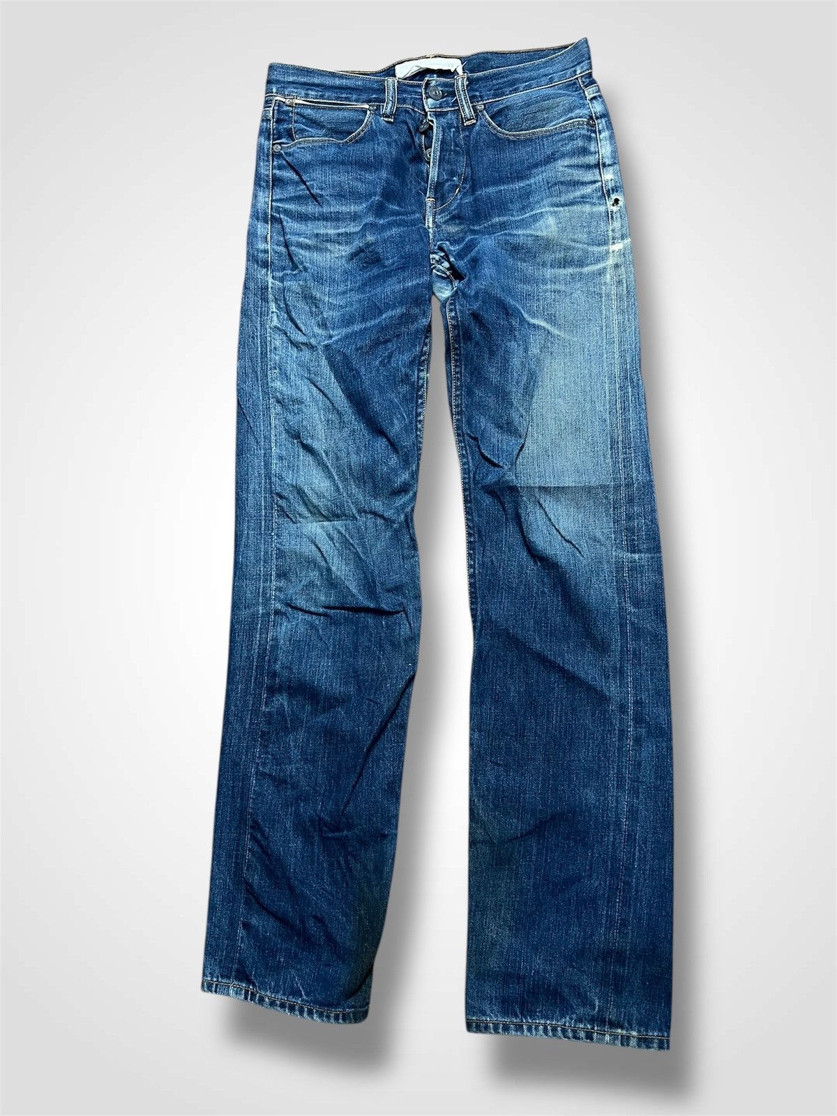 Paper Denim & Cloth Vintage Paper Denim & Cloth MadeInUSA Straight Leg Jeans(45) Size US 29 - 1 Thumbnail