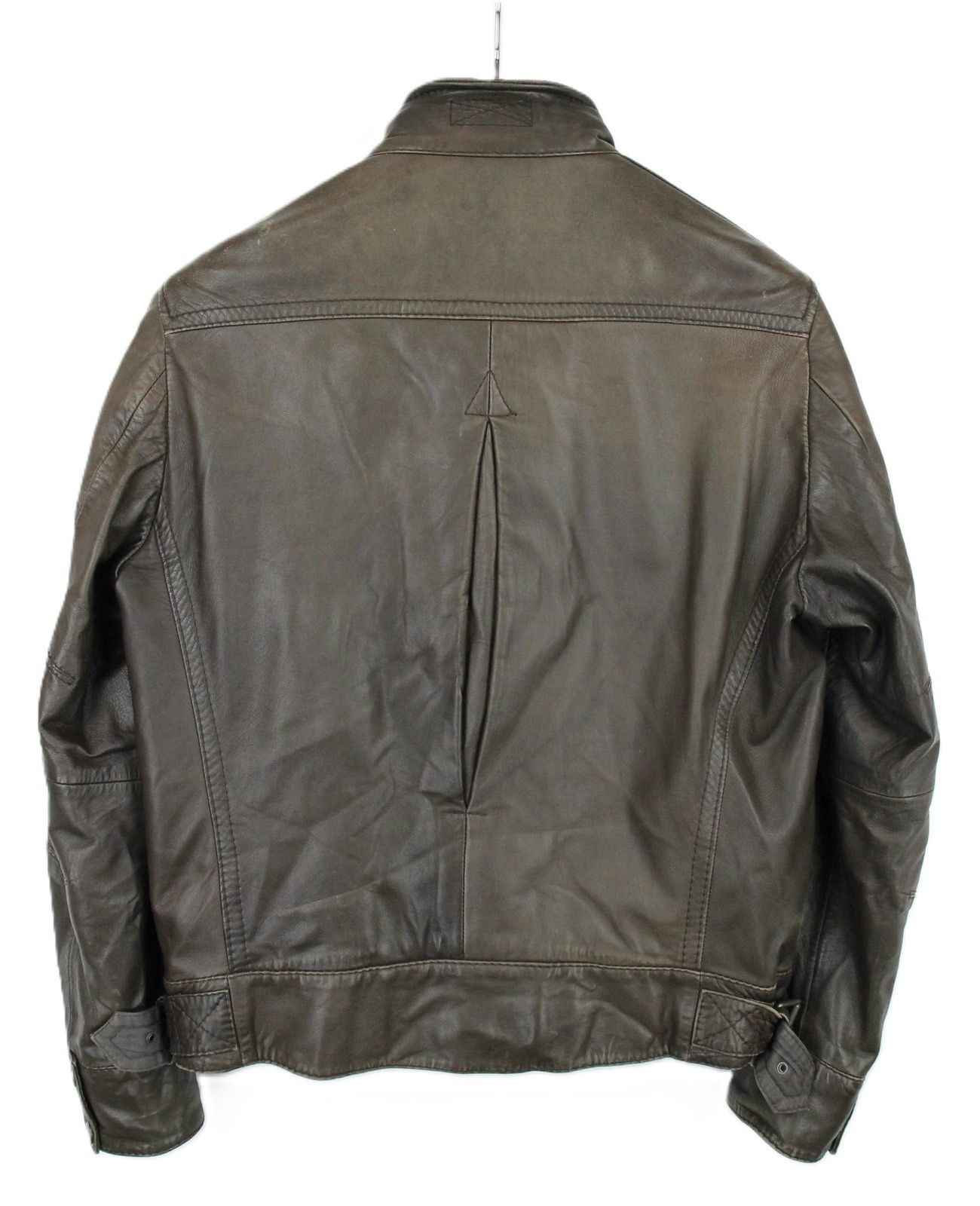 Hugo Boss HUGO BOSS Nortin Jacket Men's US 38 Biker Pure Lamb Leather Size US M / EU 48-50 / 2 - 4 Thumbnail