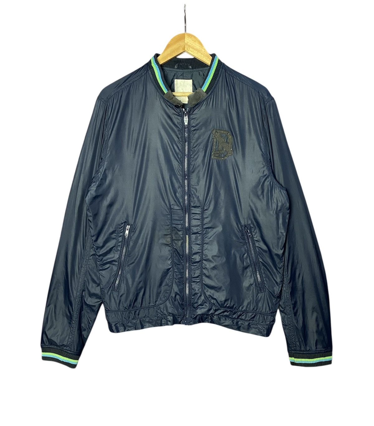Diesel Vintage Diesel Nylon Zipper Jacket Size US L / EU 52-54 / 3 - 1 Thumbnail