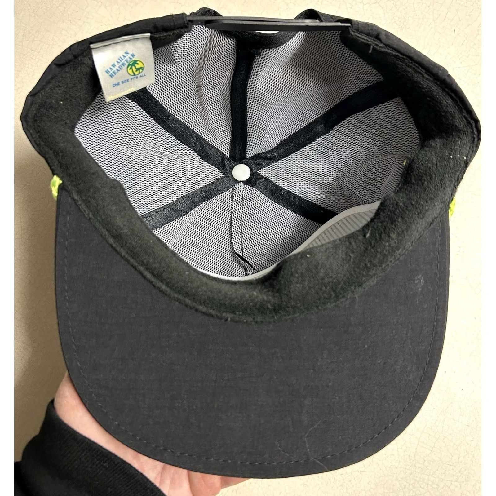 Vintage VINTAGE Hawaiian Headwear Snapback Hat Embroidered Black Rope Oahu Maui Lanai Molokai Kauai Men One Size 90s 80s Hawaiian Theme Size ONE SIZE - 8 Thumbnail