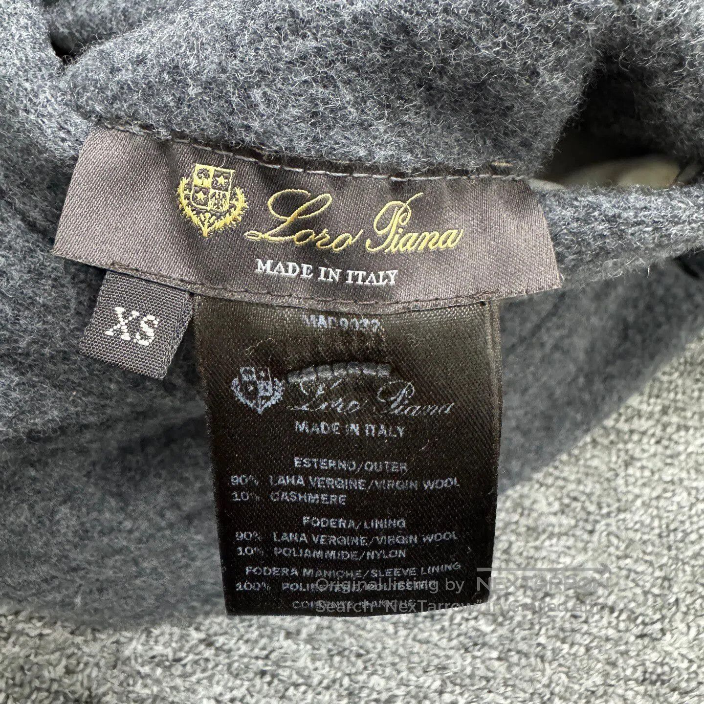 Loro Piana LORO PIANA Gray lambwool jacket| Size US XS / EU 42 / 0 - 4 Thumbnail