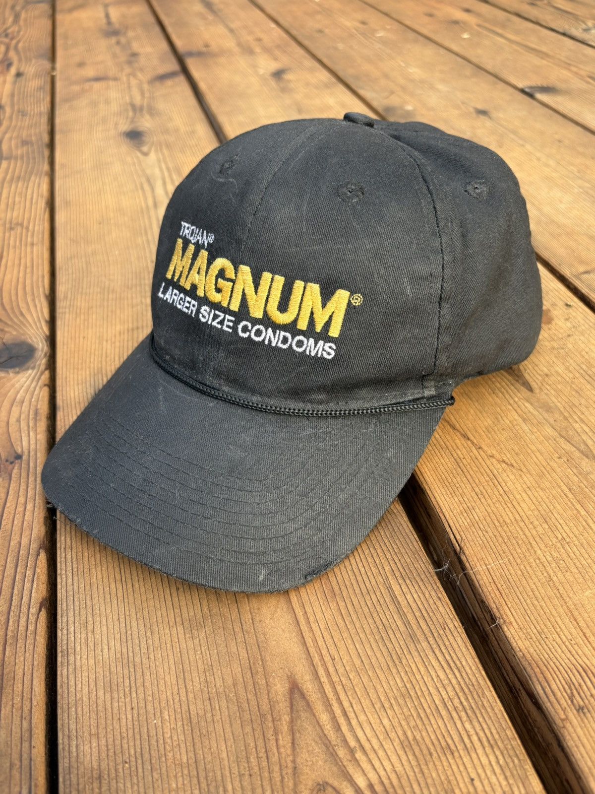 Vintage Trojan™ Magnum Waxed Twill Baseball Hat Size ONE SIZE - 2 Thumbnail