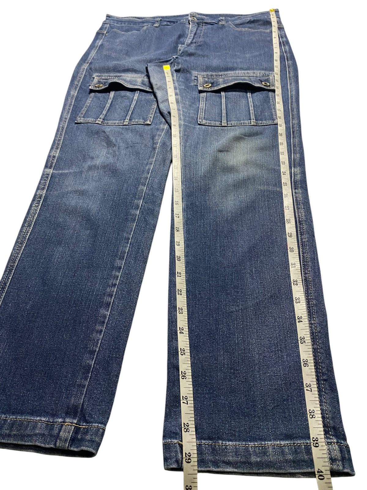 Japanese Brand Japanese Brand like Mercibeaucoup Blue Wash Bush Pants Size US 35 - 10 Thumbnail