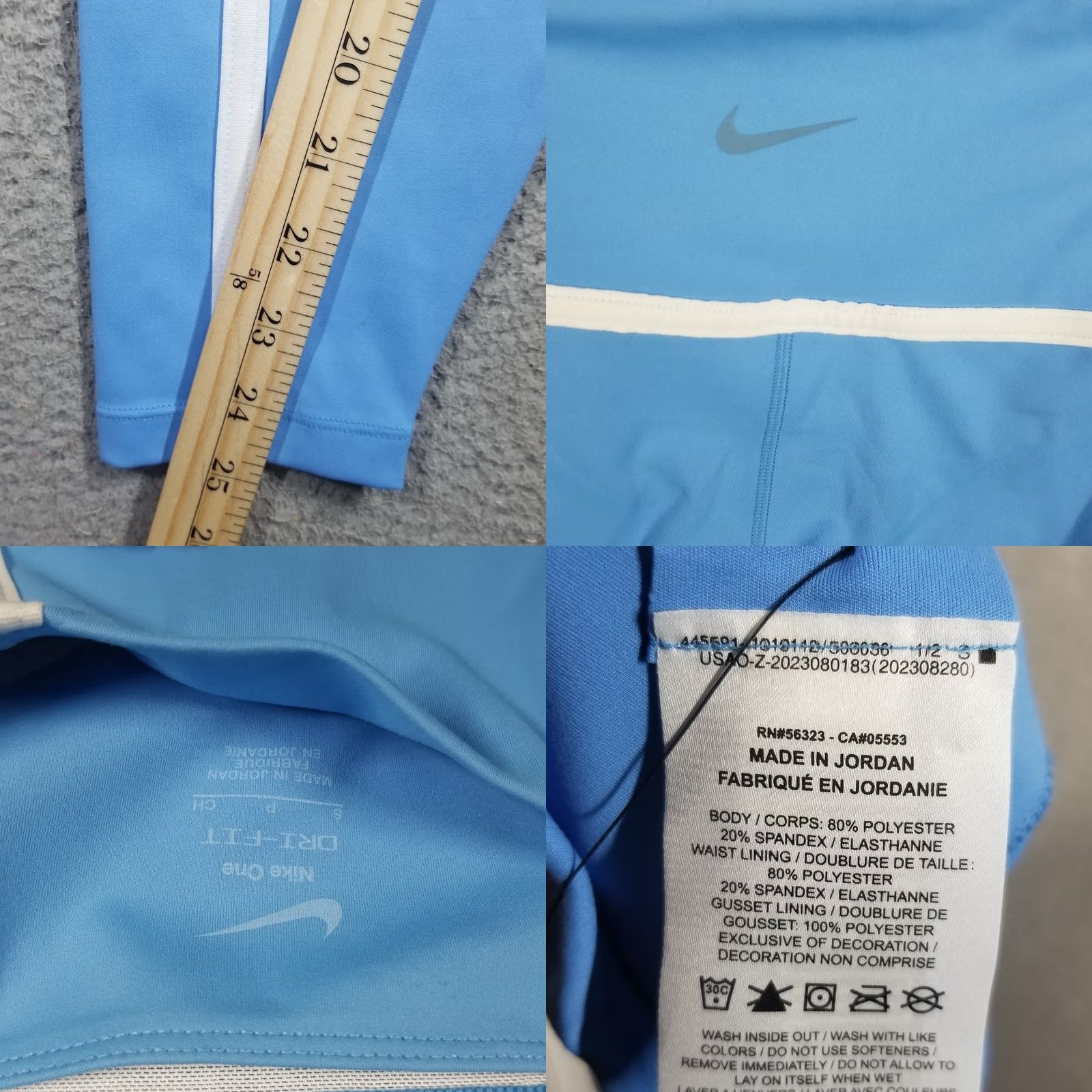 Nike Nike One Leggings Women's Blue 7/8 Dri-FIT High Rise Size Small NWT Size 28" / US 6 / IT 42 - 8 Thumbnail