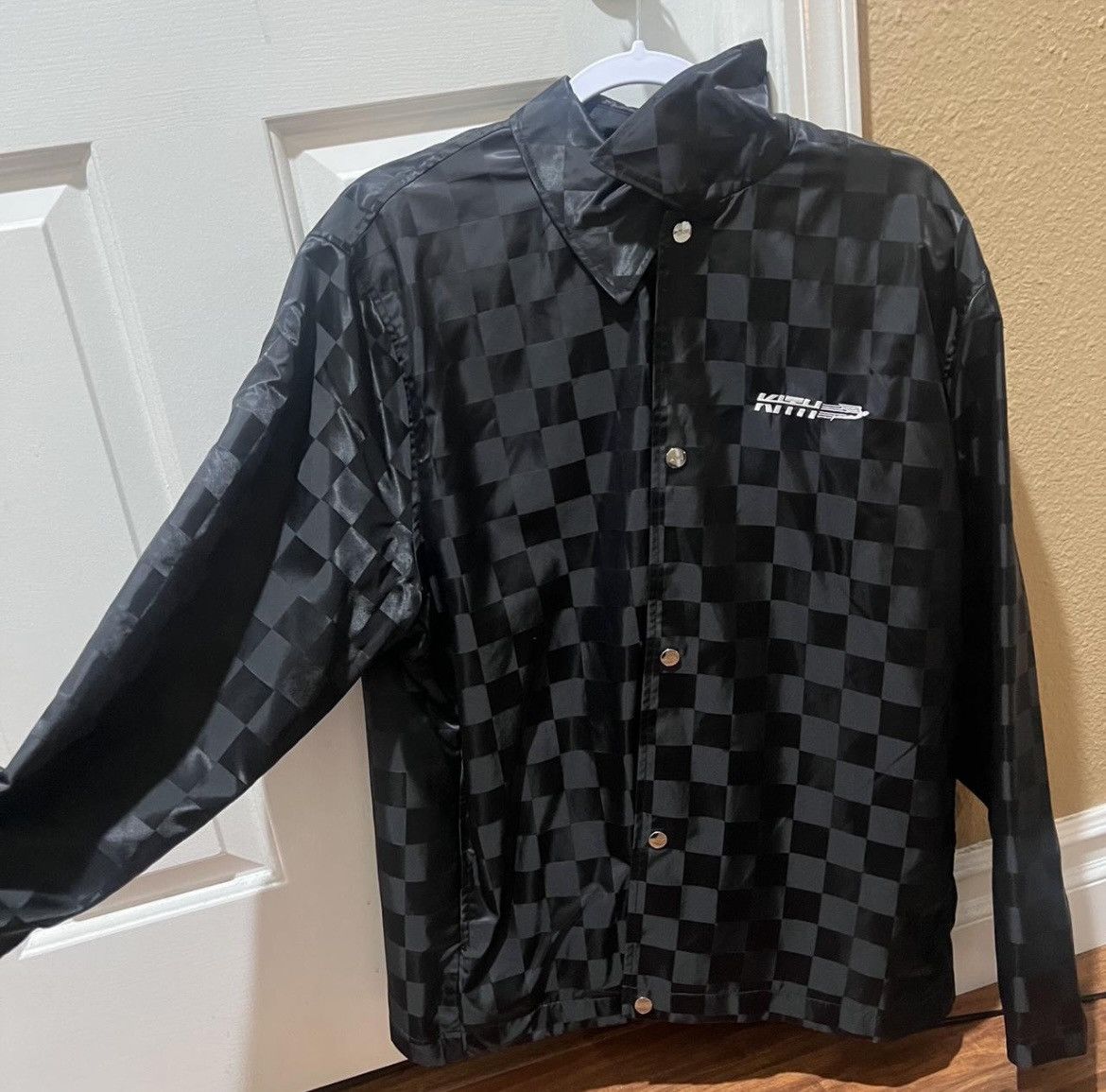 Kith Kith Checkered Satin Kieran Coaches Jacket Size US M / EU 48-50 / 2 - 2 Thumbnail