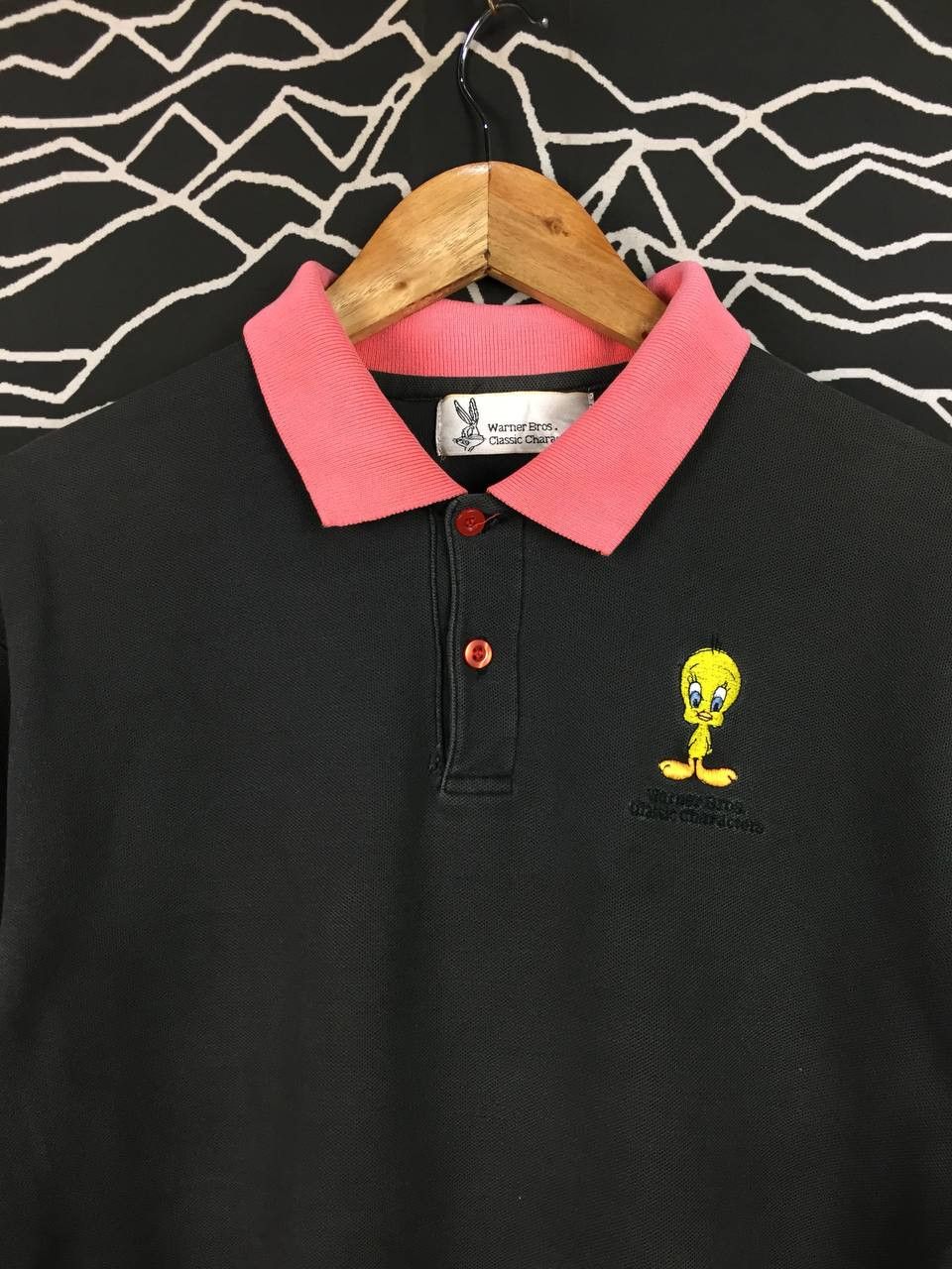 Warner Bros Vtg Warner Bros Classic Character The Looney Tunes Polo Tee Size US S / EU 44-46 / 1 - 3 Thumbnail