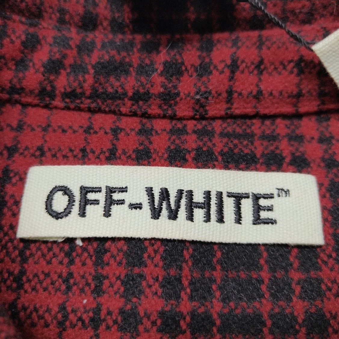 Off-White Off-White tartan check flannel shirt Size US XS / EU 42 / 0 - 3 Thumbnail