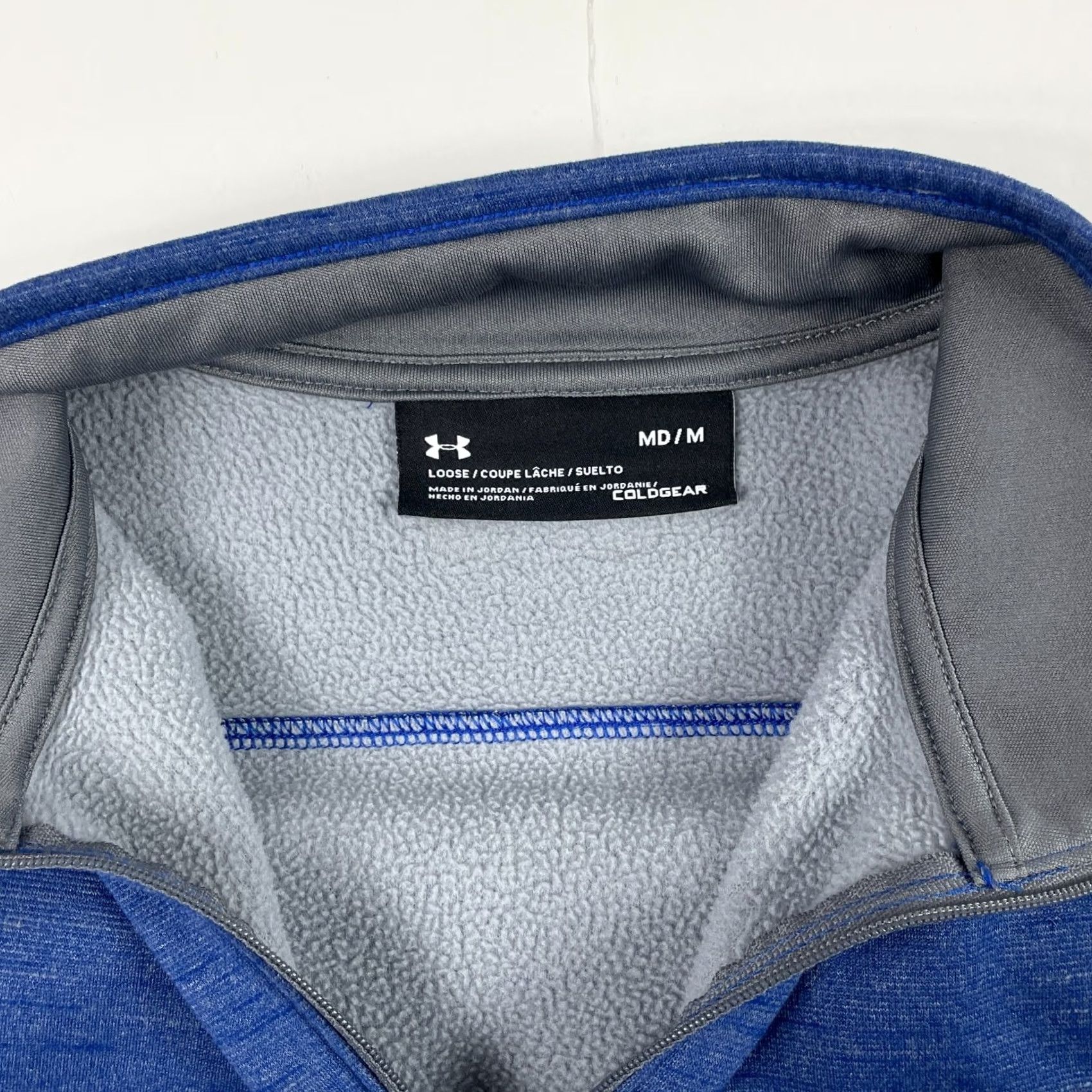 Under Armour Under Armour Sweater Mens Medium Blue ColdGear 1/4 Zip Pullover Gy m Golfing Size US M / EU 48-50 / 2 - 7 Thumbnail