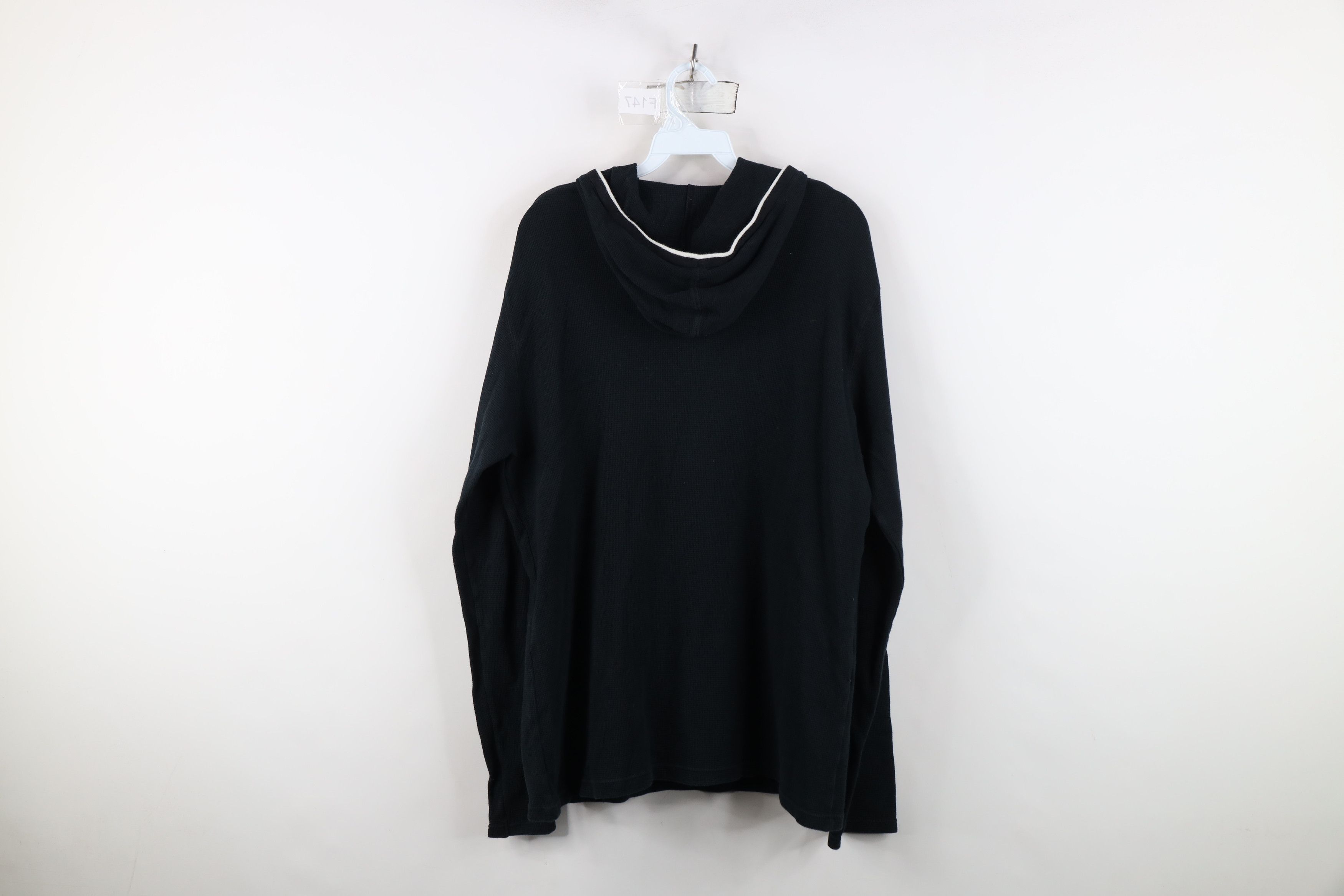Ralph Lauren Vintage Ralph Lauren Thermal Waffle Knit Hoodie Sweatshirt Size US M / EU 48-50 / 2 - 11 Thumbnail