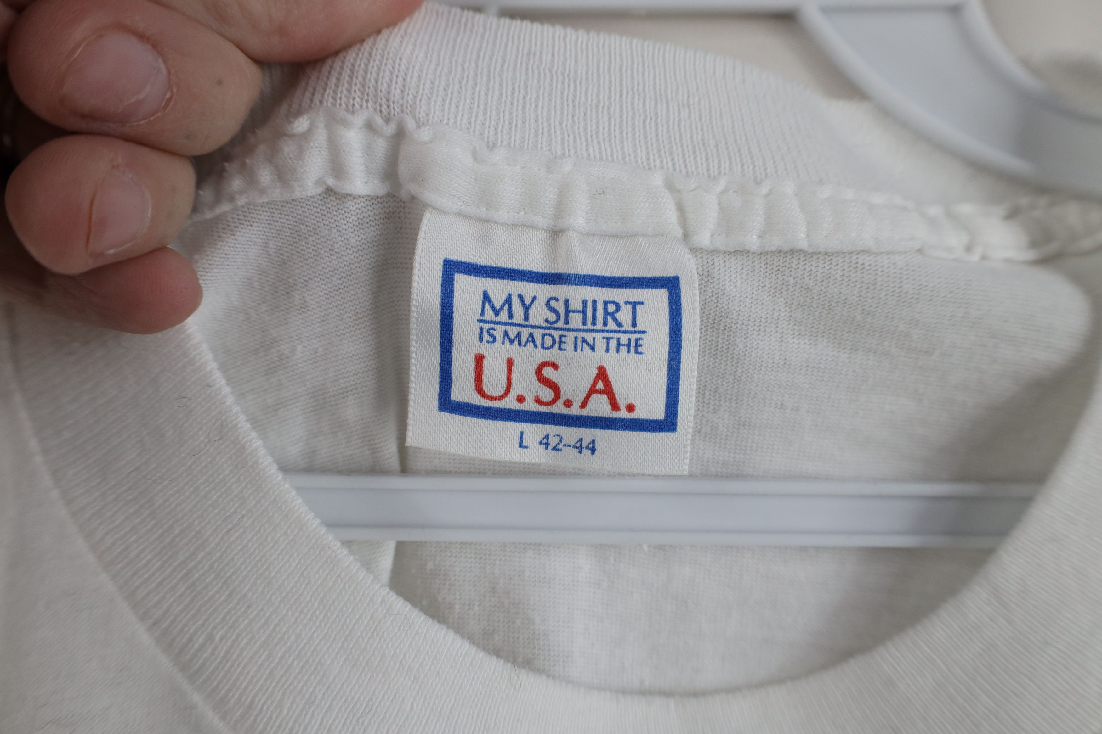 Vintage Vintage 90s RX Rainbow Septra Suspension T-Shirt White USA Size L / US 10 / IT 46 - 6 Thumbnail