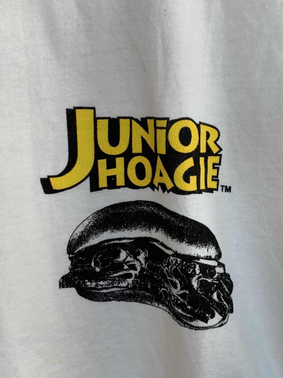 Vintage RARE* Vintage 90s Wawa Hoagie Sandwich Single Stitch T-Shirt Size US XL / EU 56 / 4 - 5 Thumbnail