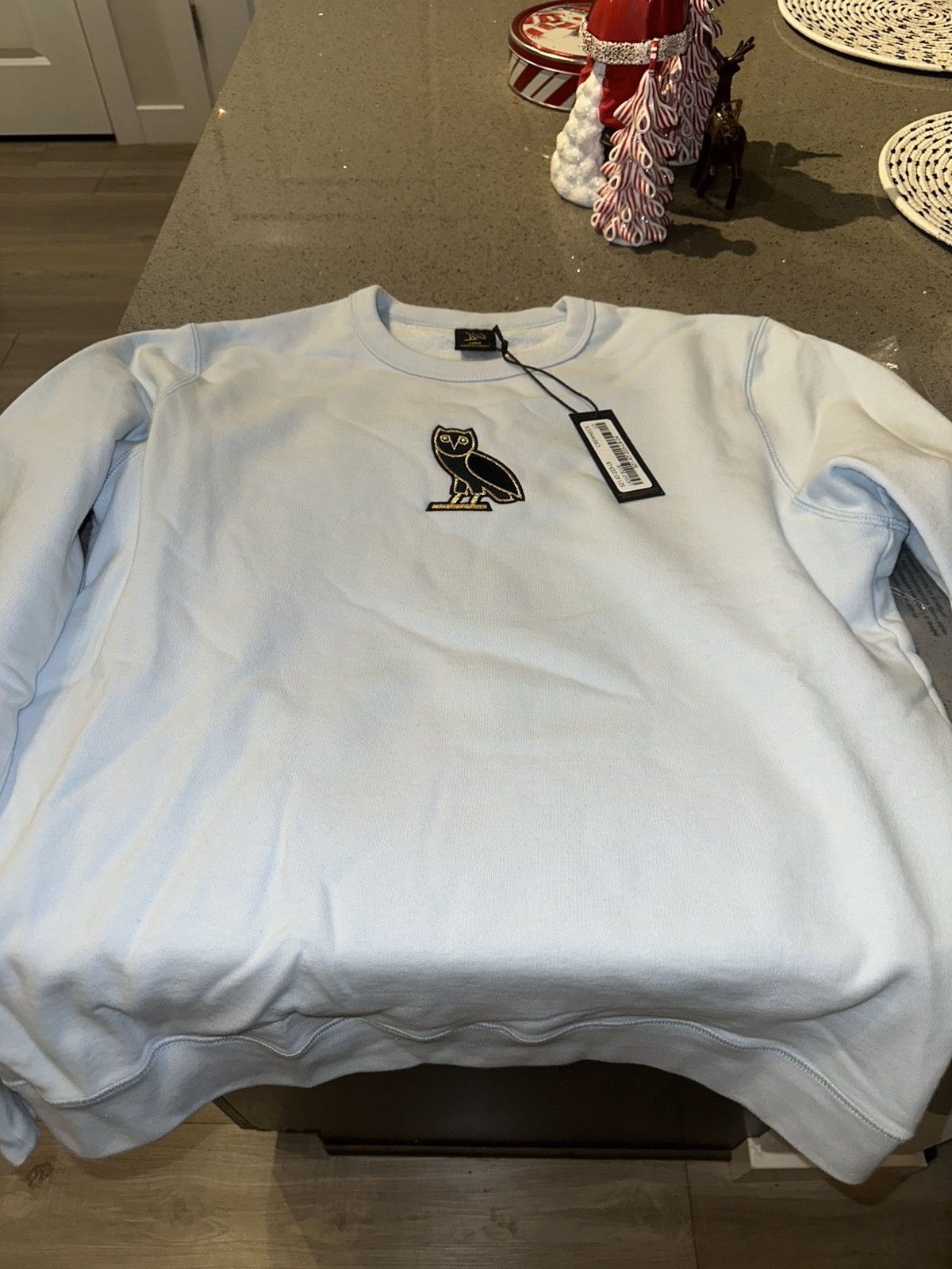 October's Very Own Baby Blue OVO “OG Owl” Crewneck Size US L / EU 52-54 / 3 - 2 Thumbnail