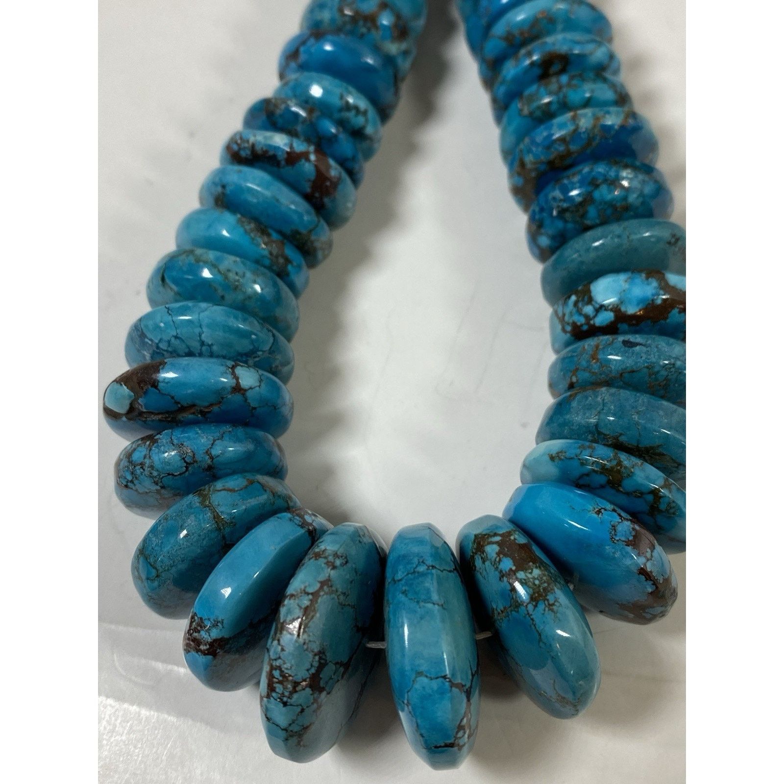 Other Vintage Native American Navajo Turquoise Necklace Size ONE SIZE - 2 Thumbnail